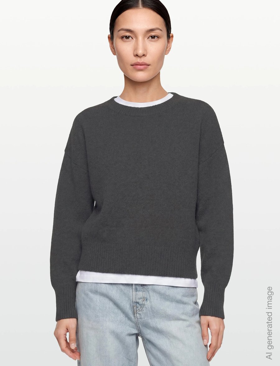 Day Birger et Mikkelsen - Cline - Soft Lamb - trøjer - dark grey melange - 3
