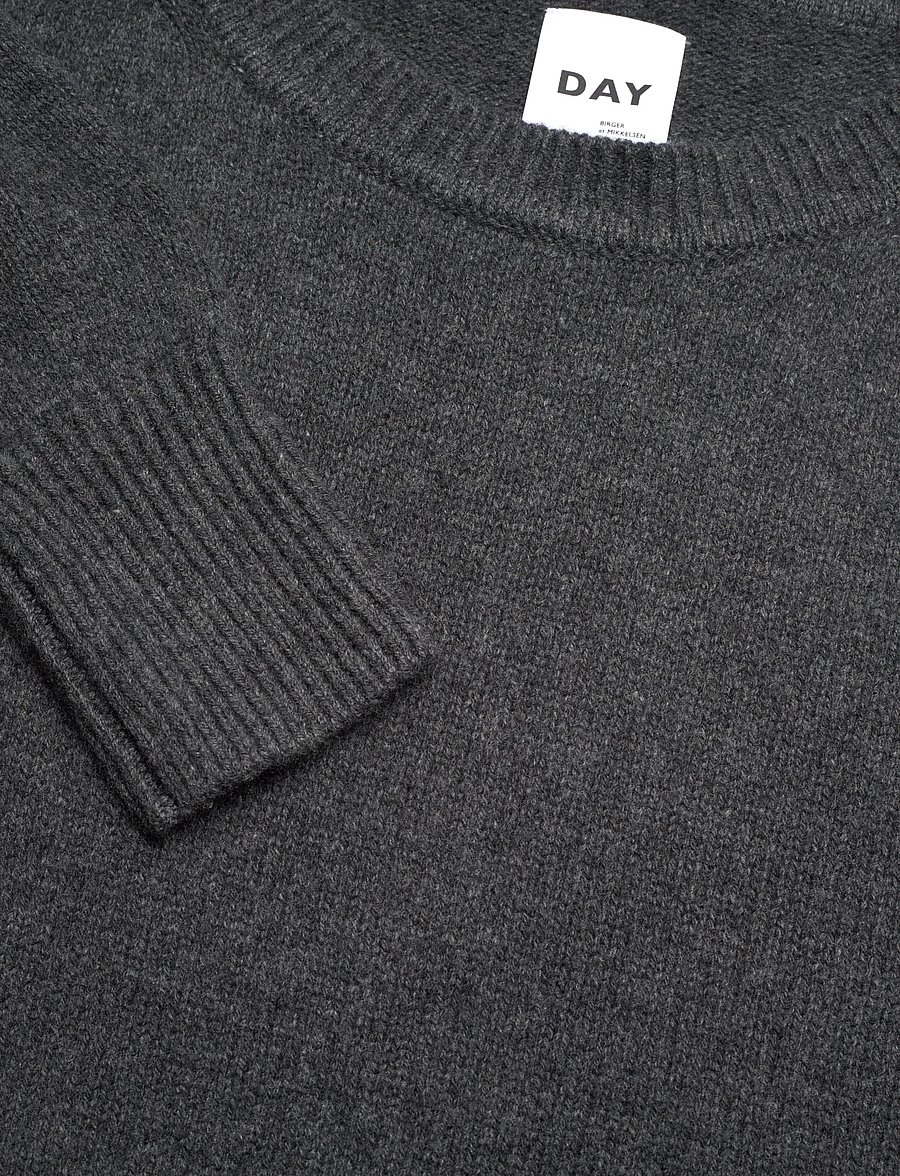 Day Birger et Mikkelsen - Cline - Soft Lamb - trøjer - dark grey melange - 5