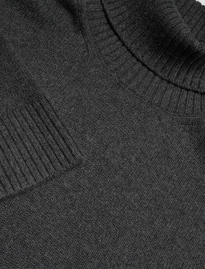 Day Birger et Mikkelsen - Lansbury - Soft Lamb - rullekraver - dark grey melange - 4