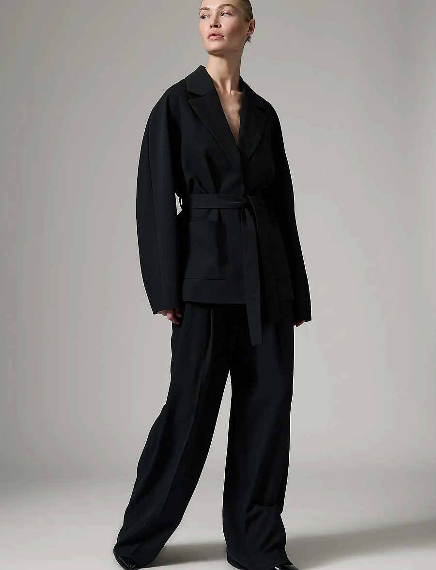 Day Birger et Mikkelsen - Stormy - Classic Gabardine - blazere med bælte - black - 0