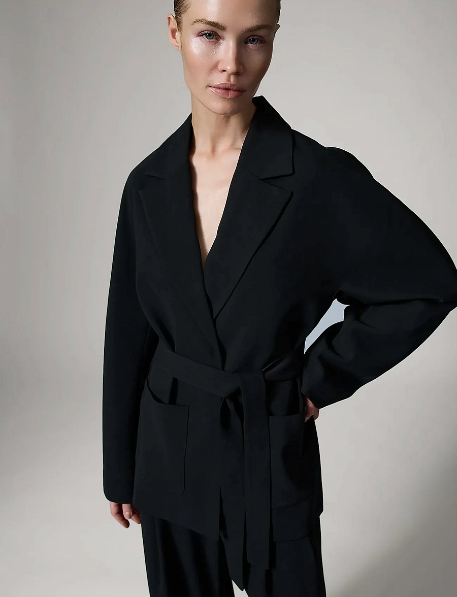 Day Birger et Mikkelsen - Stormy - Classic Gabardine - blazere med bælte - black - 4