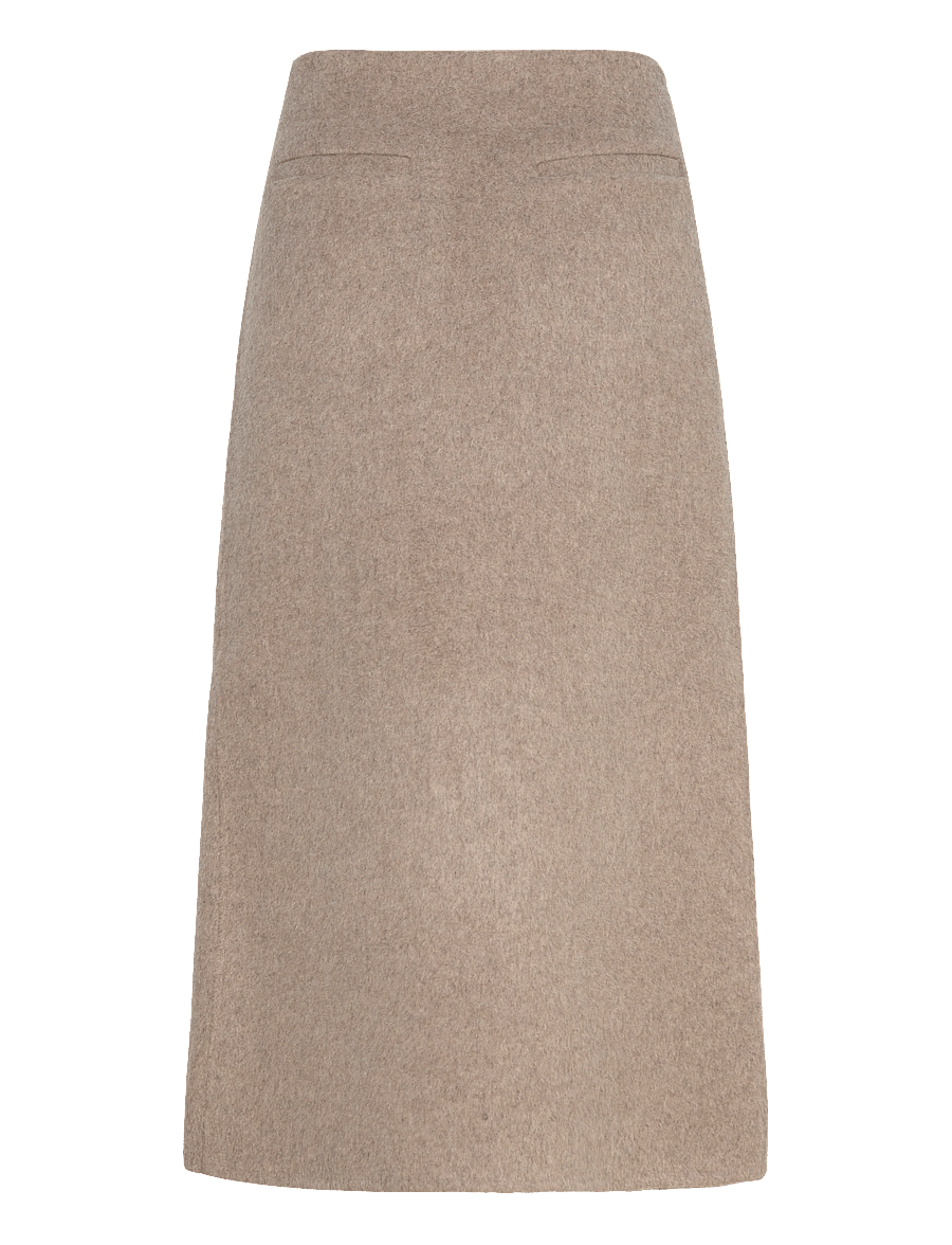 Day Birger et Mikkelsen - Pepper - Double Faced Wool - midi-röcke - beige melange - 2