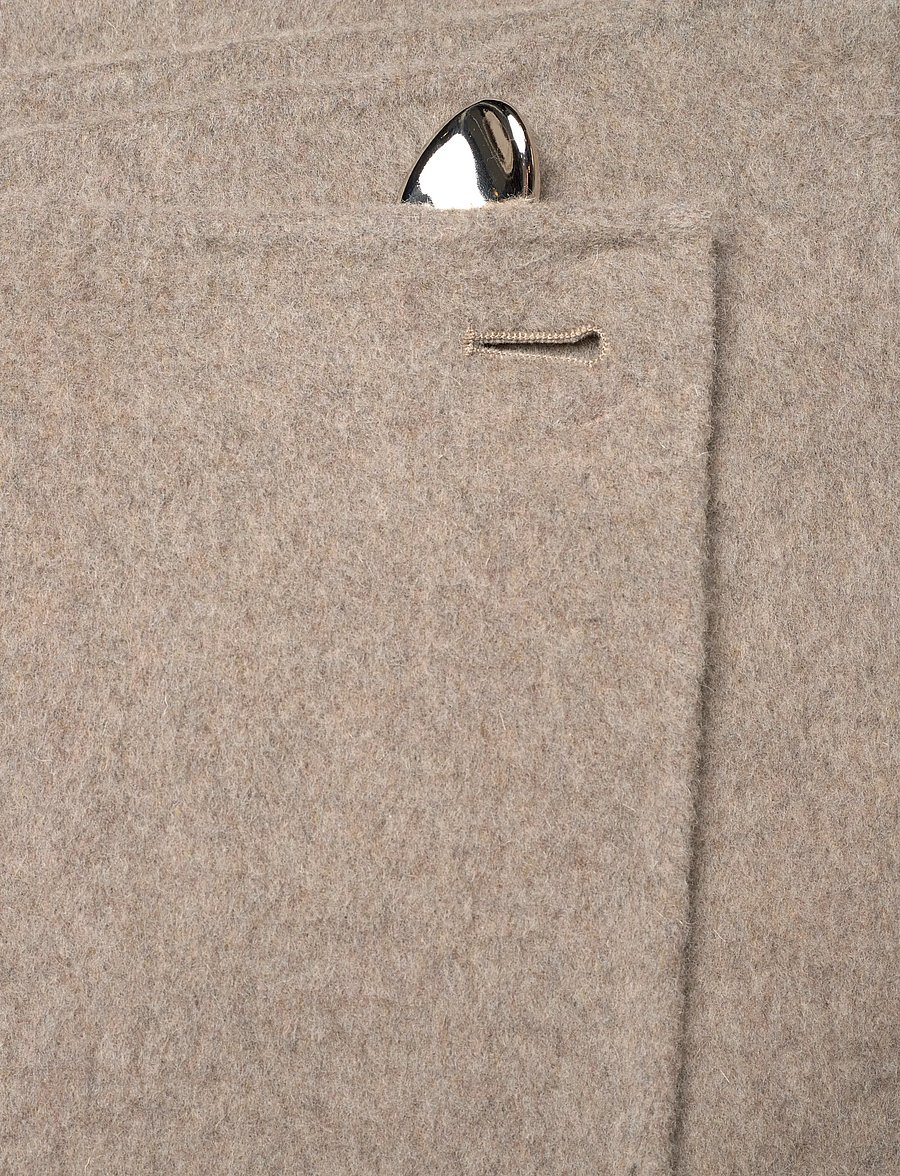 Day Birger et Mikkelsen - Pepper - Double Faced Wool - midi-röcke - beige melange - 5