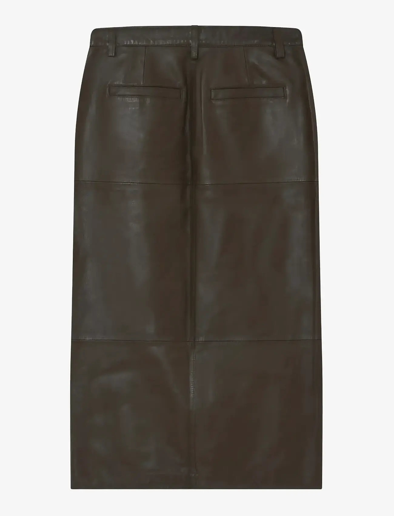 Day Birger et Mikkelsen - Anna - Leather Contemporary - midinederdele - wren - 1