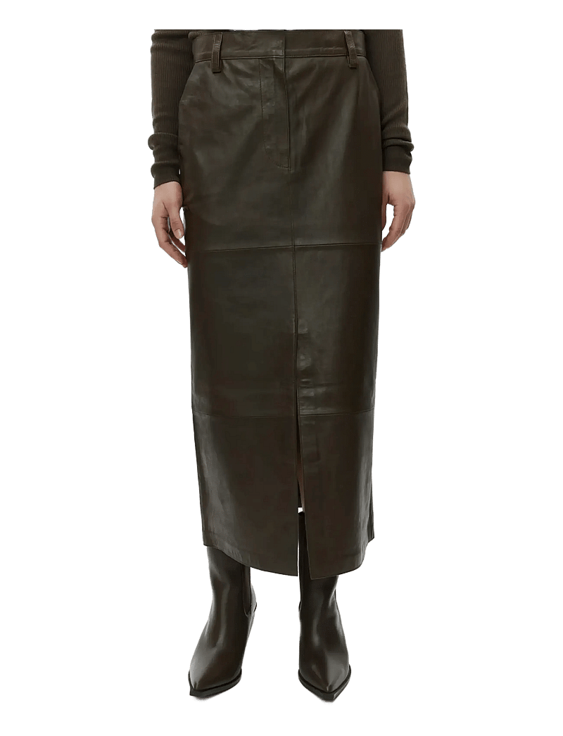 Day Birger et Mikkelsen - Anna - Leather Contemporary - lederröcke - wren - 3