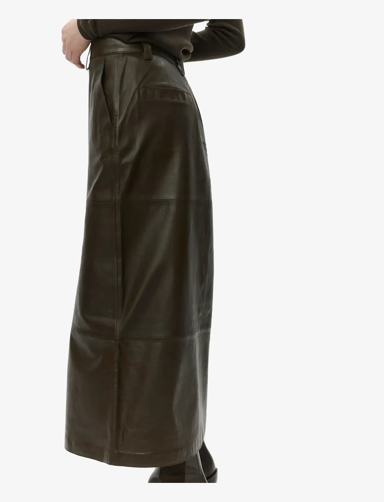 Day Birger et Mikkelsen - Anna - Leather Contemporary - midinederdele - wren - 4