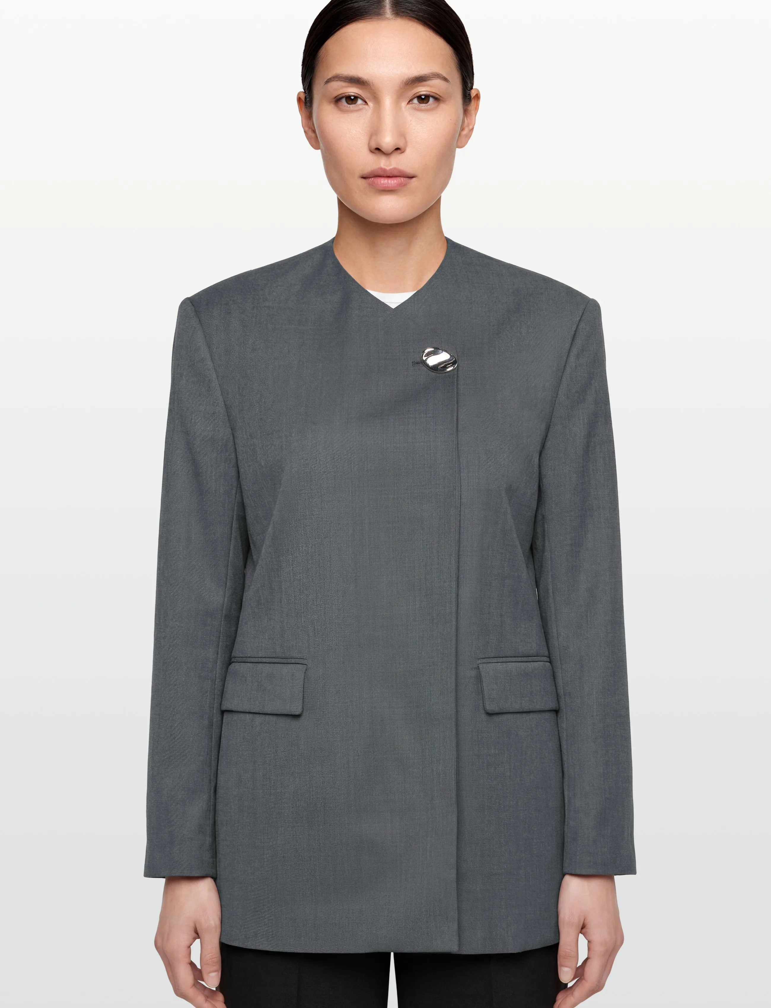 Day Birger et Mikkelsen - Arvin - Classic Suiting - einreihige blazer - ebony - 5