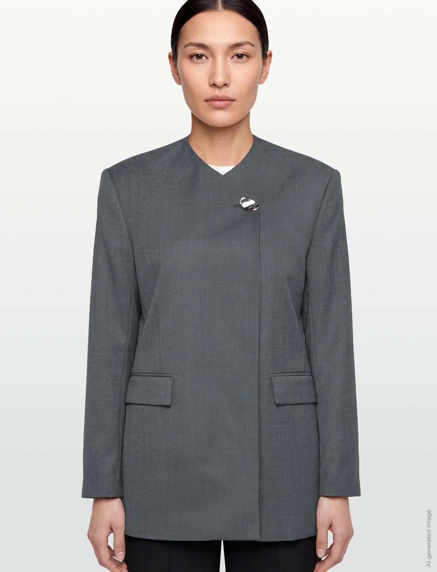 Day Birger et Mikkelsen - Arvin - Classic Suiting - einreihige blazer - ebony - 5
