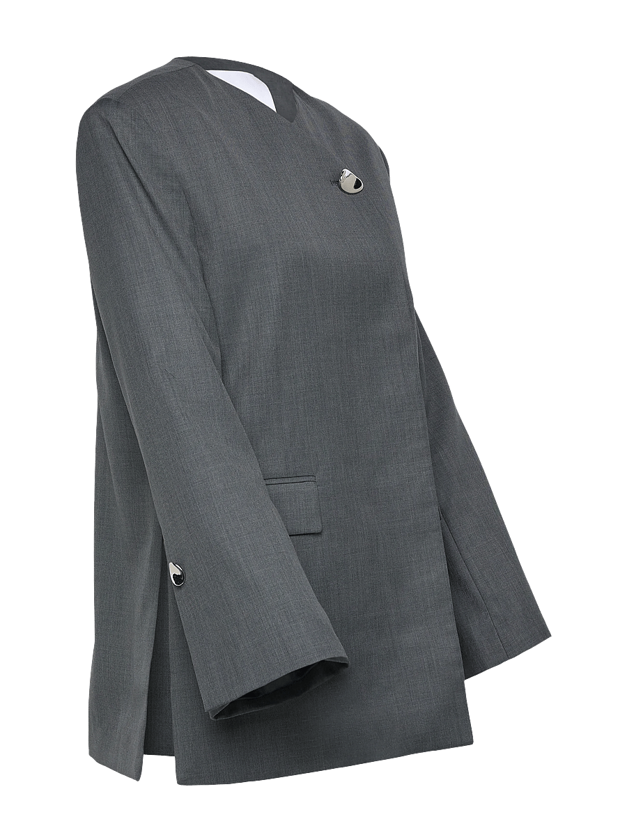 Day Birger et Mikkelsen - Arvin - Classic Suiting - einreihige blazer - ebony - 4
