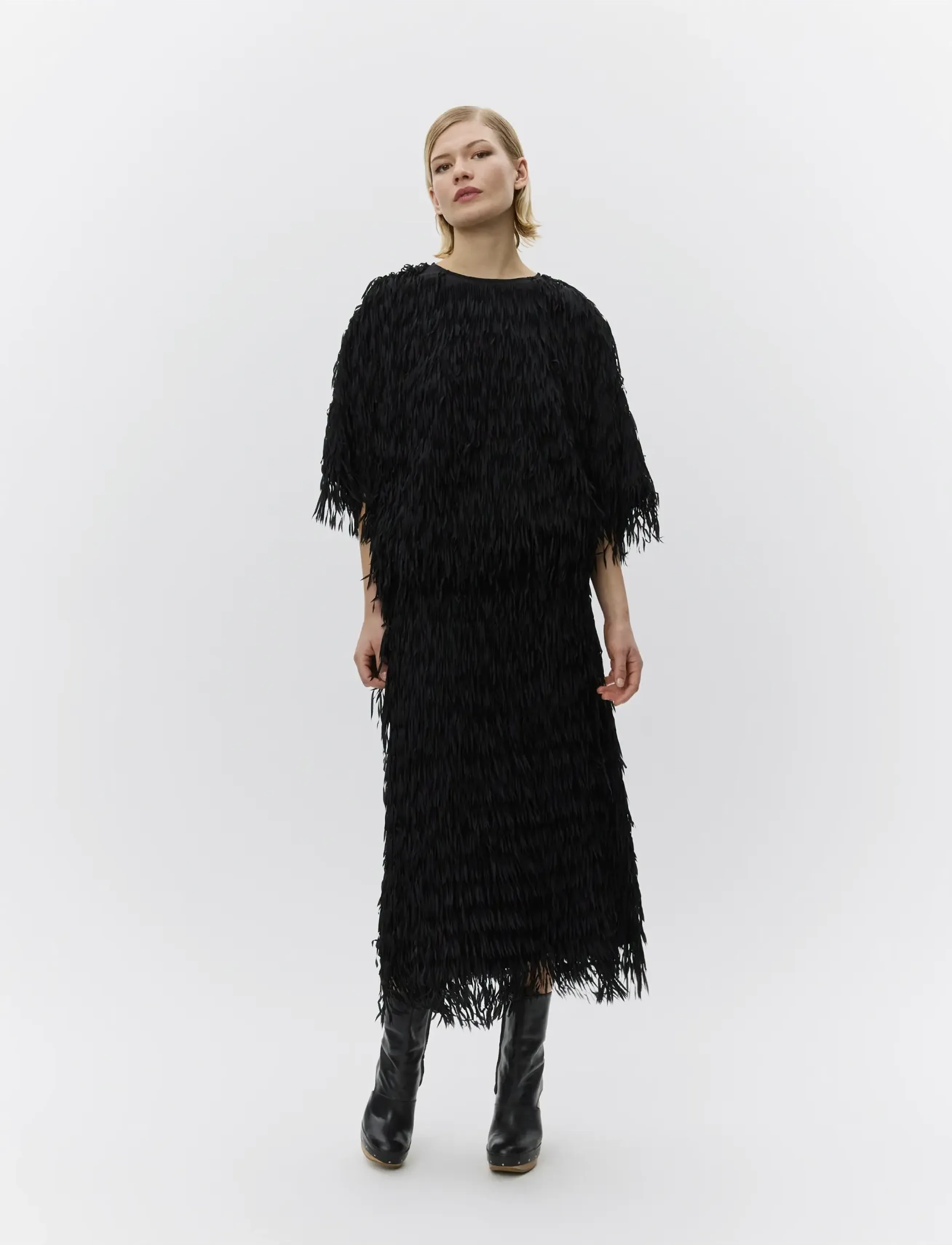 Day Birger et Mikkelsen - Barcelona - Delicate Fringes - t-shirts - black - 4