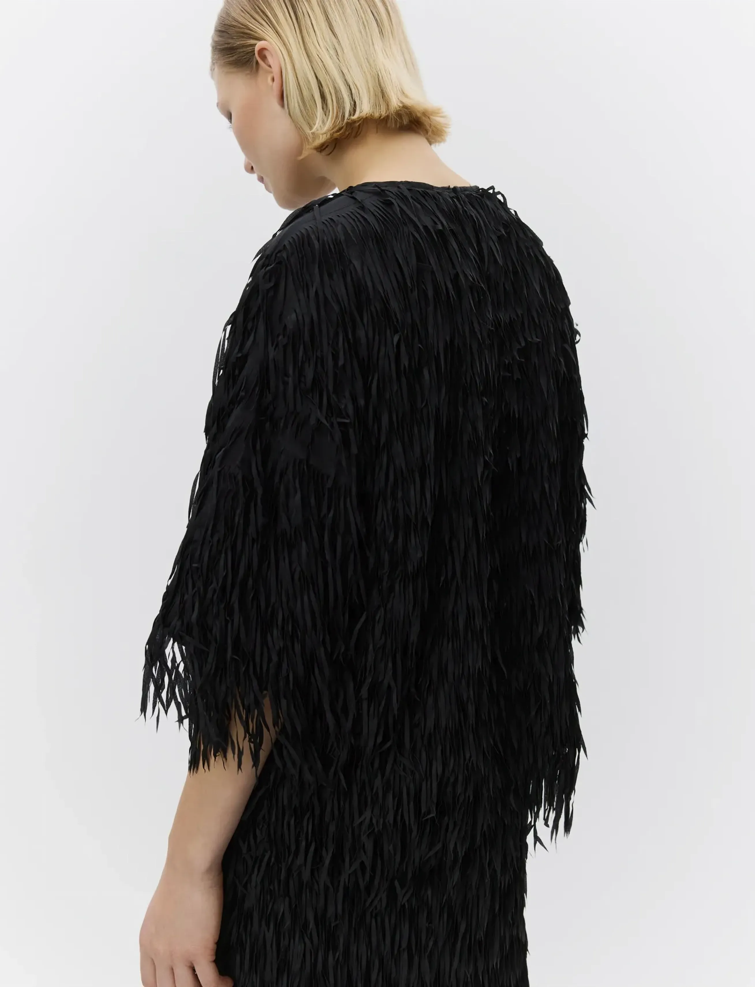 Day Birger et Mikkelsen - Barcelona - Delicate Fringes - t-shirts - black - 5
