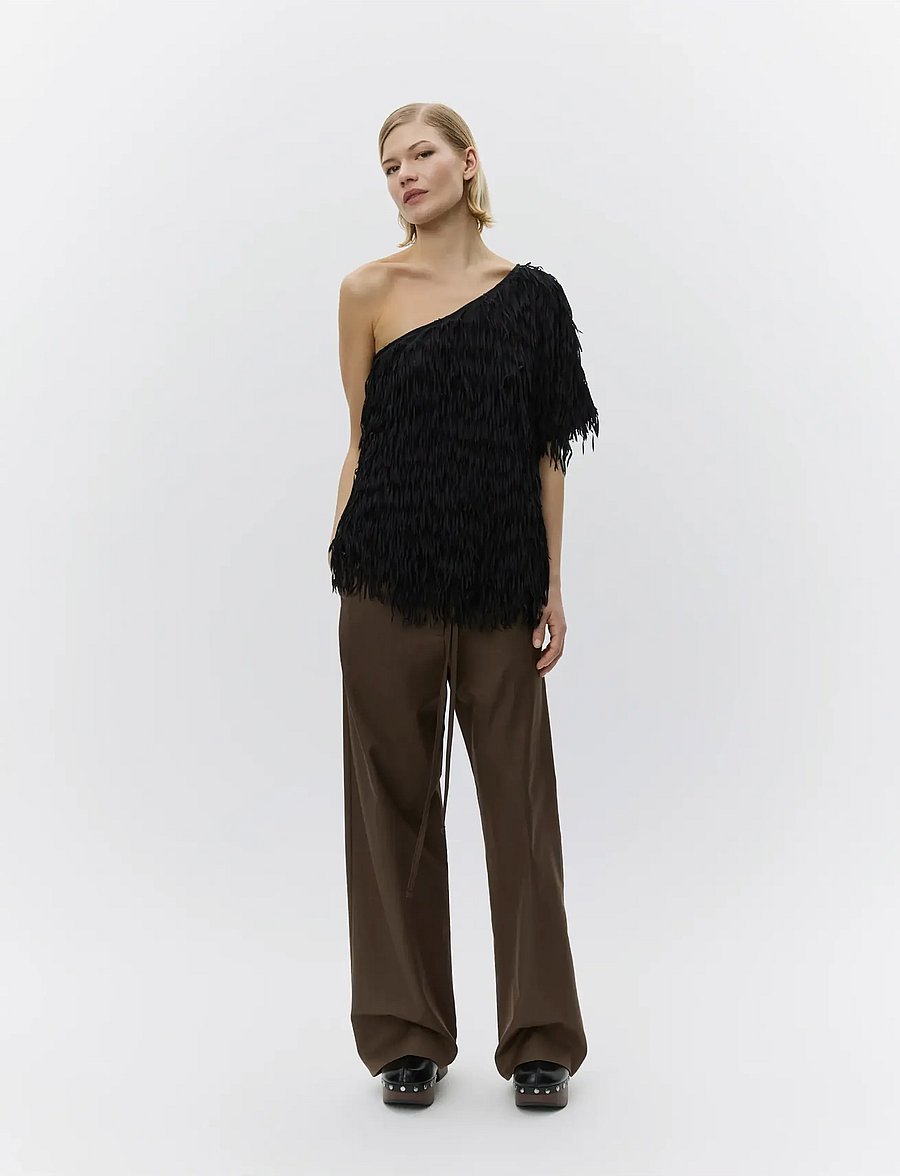 Day Birger et Mikkelsen - Bell - Delicate Fringes - Ærmeløse toppe - black - 0