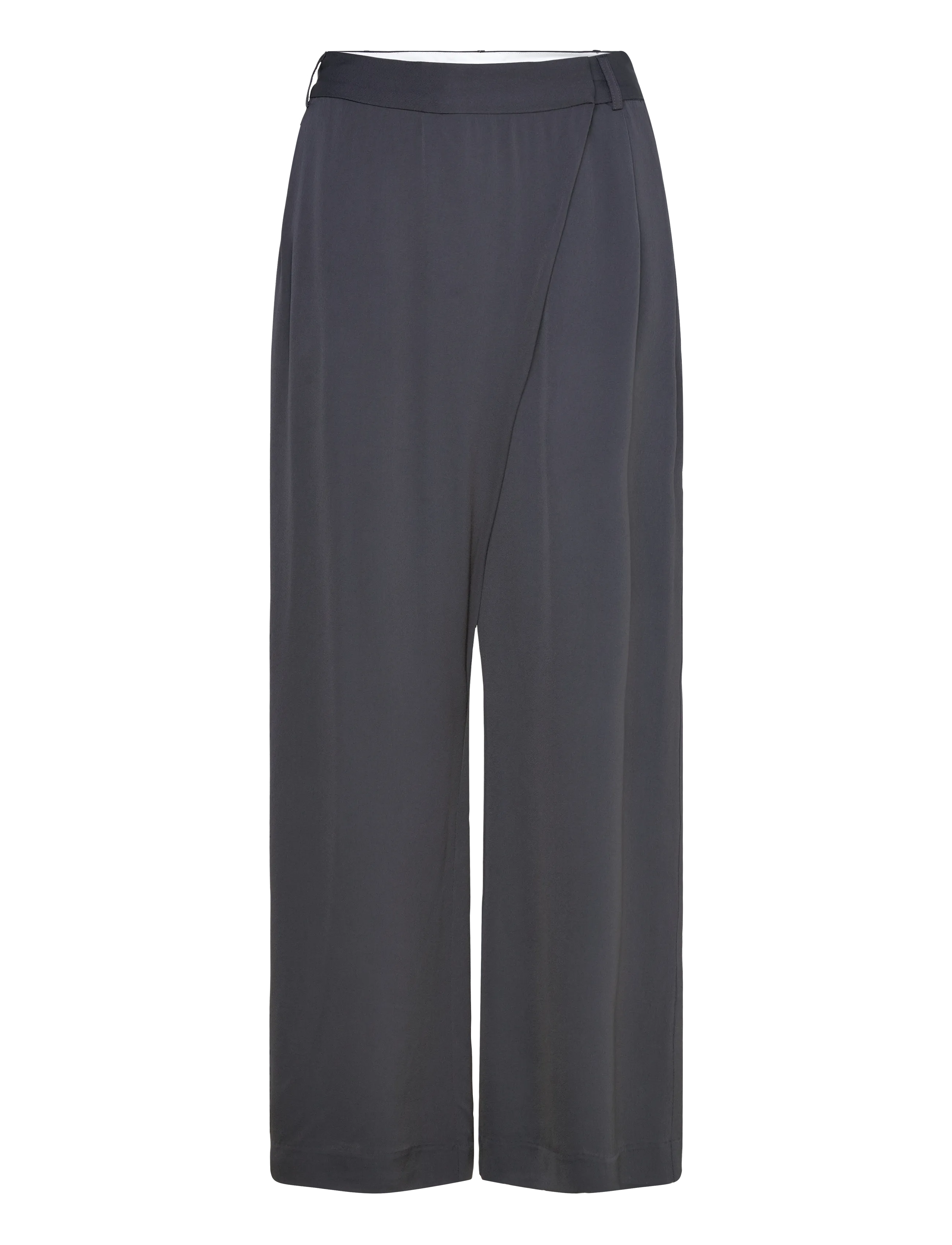 Day Birger et Mikkelsen Brock - Matte Crepe - Hosen - EBONY / grey