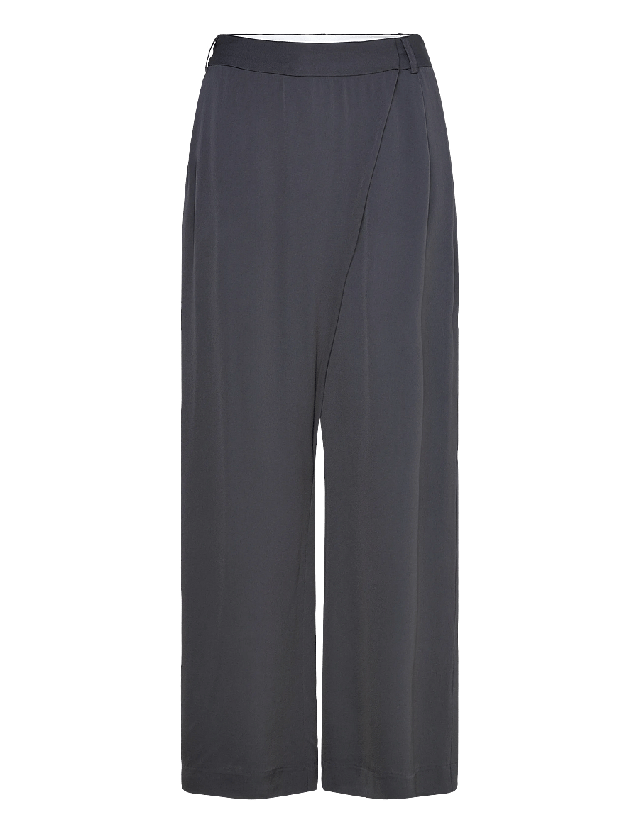 Day Birger et Mikkelsen - Brock - Matte Crepe - lietišķā stila bikses - ebony - 0