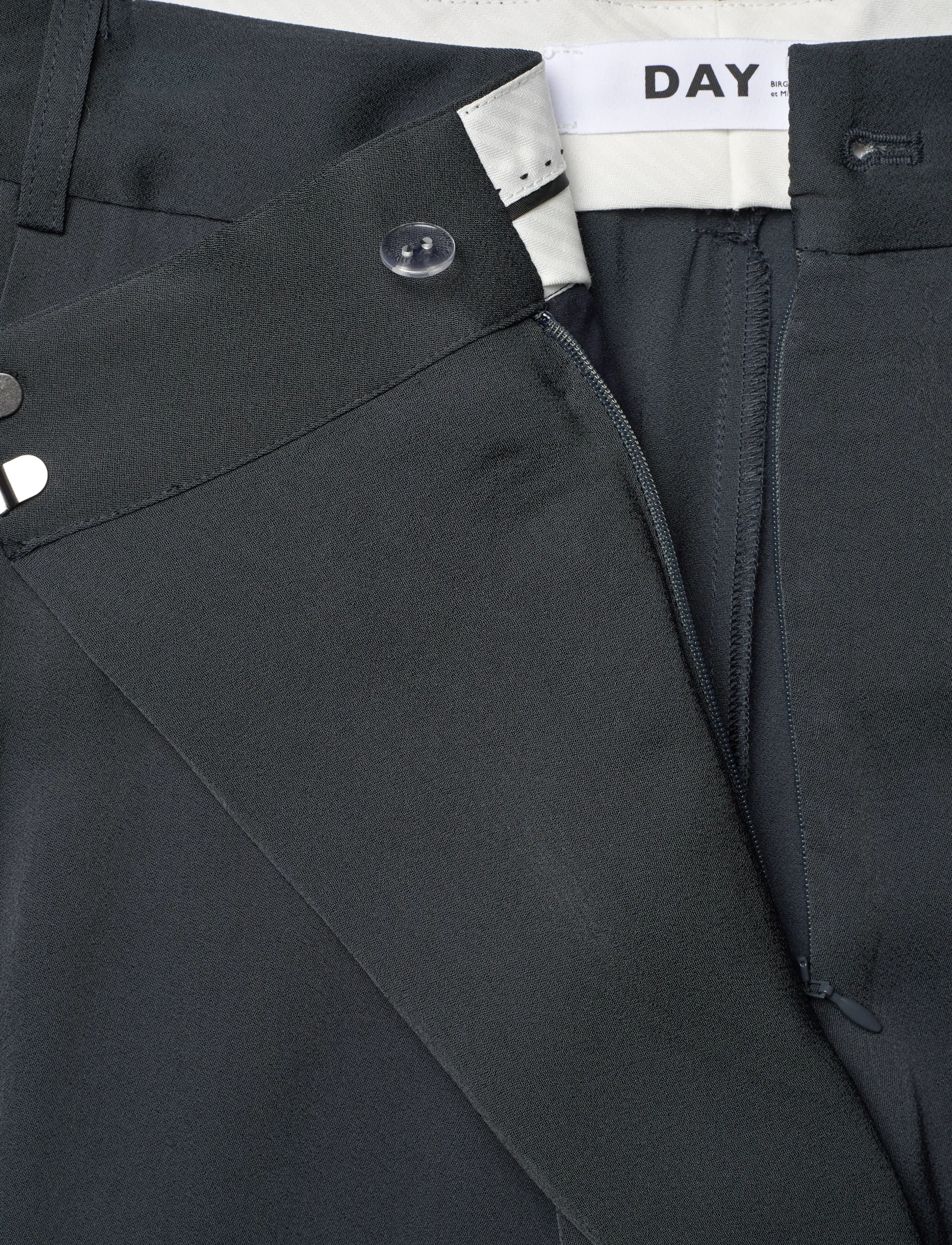 Day Birger et Mikkelsen - Brock - Matte Crepe - kostymbyxor - ebony - 3