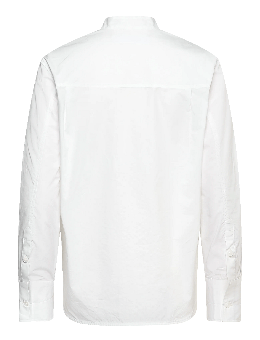 Day Birger et Mikkelsen - Chen - Solid Cotton - long-sleeved shirts - bright white - 2