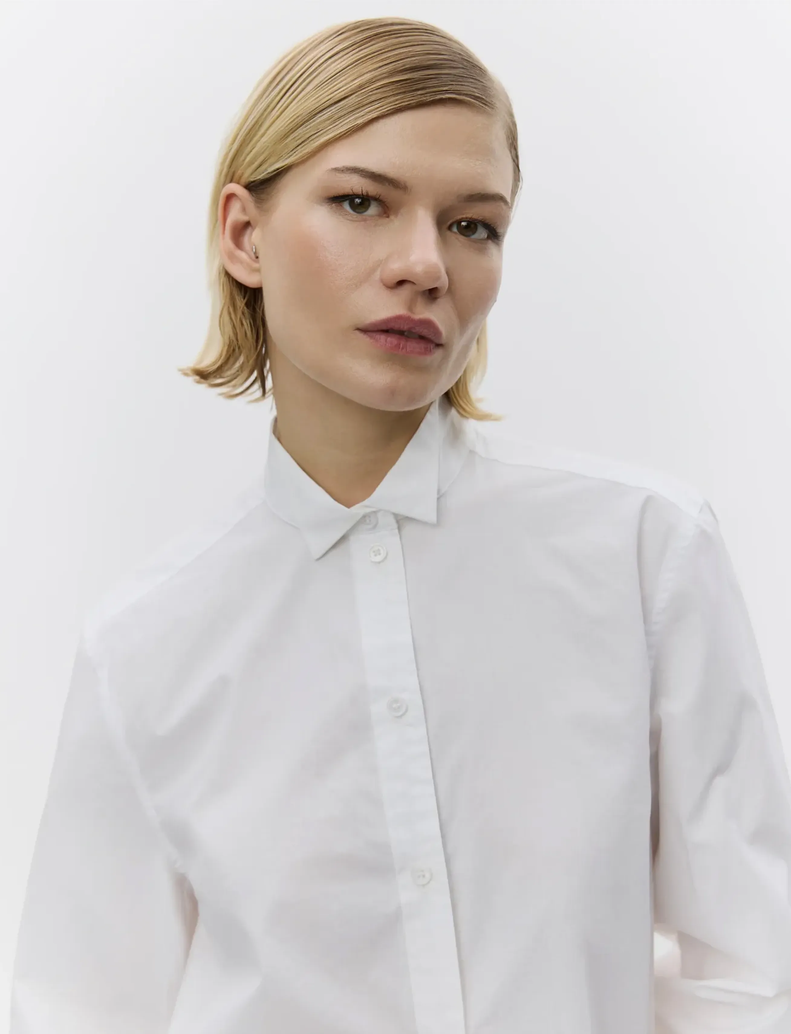 Day Birger et Mikkelsen - Chen - Solid Cotton - overhemden met lange mouwen - bright white - 3