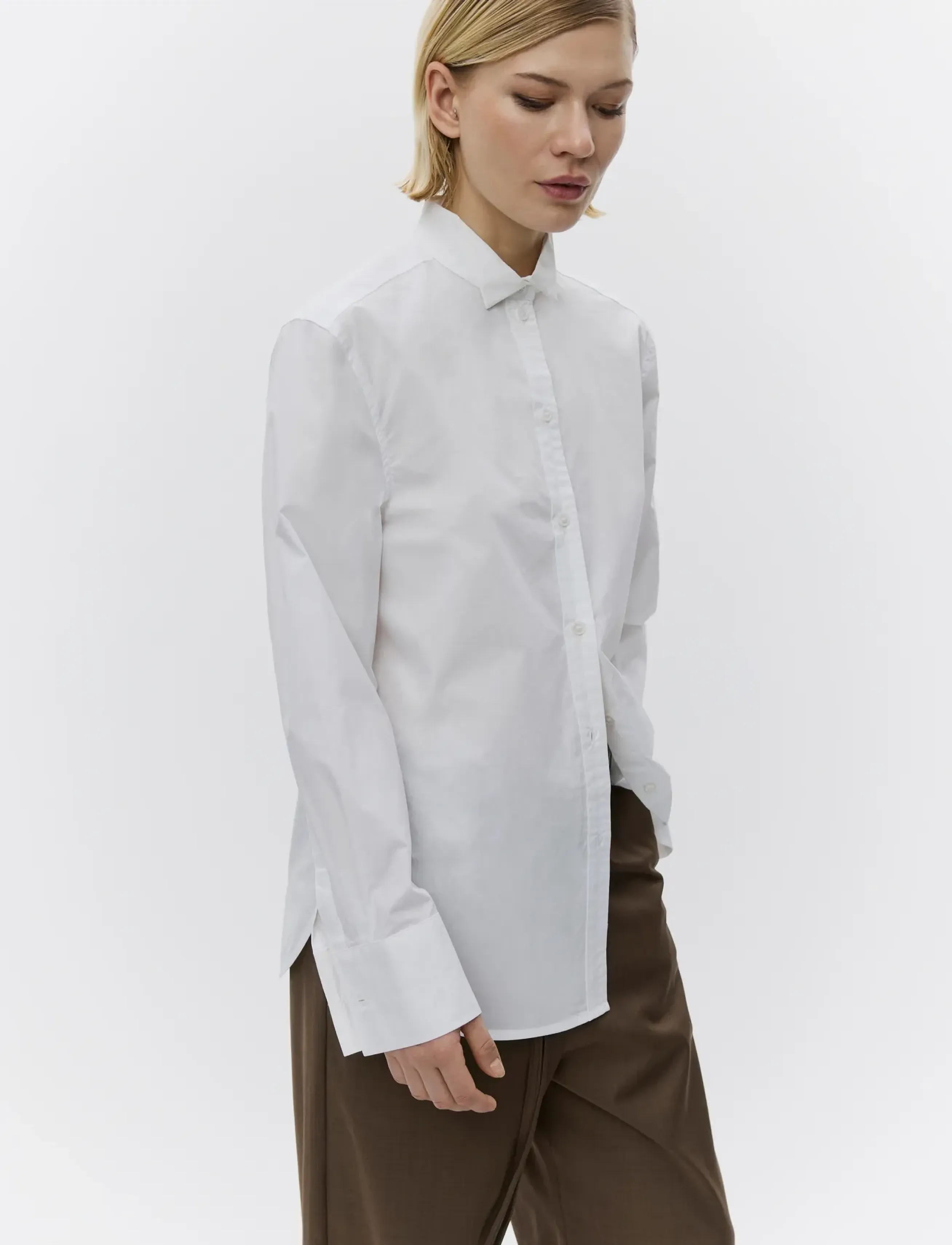 Day Birger et Mikkelsen - Chen - Solid Cotton - overhemden met lange mouwen - bright white - 4
