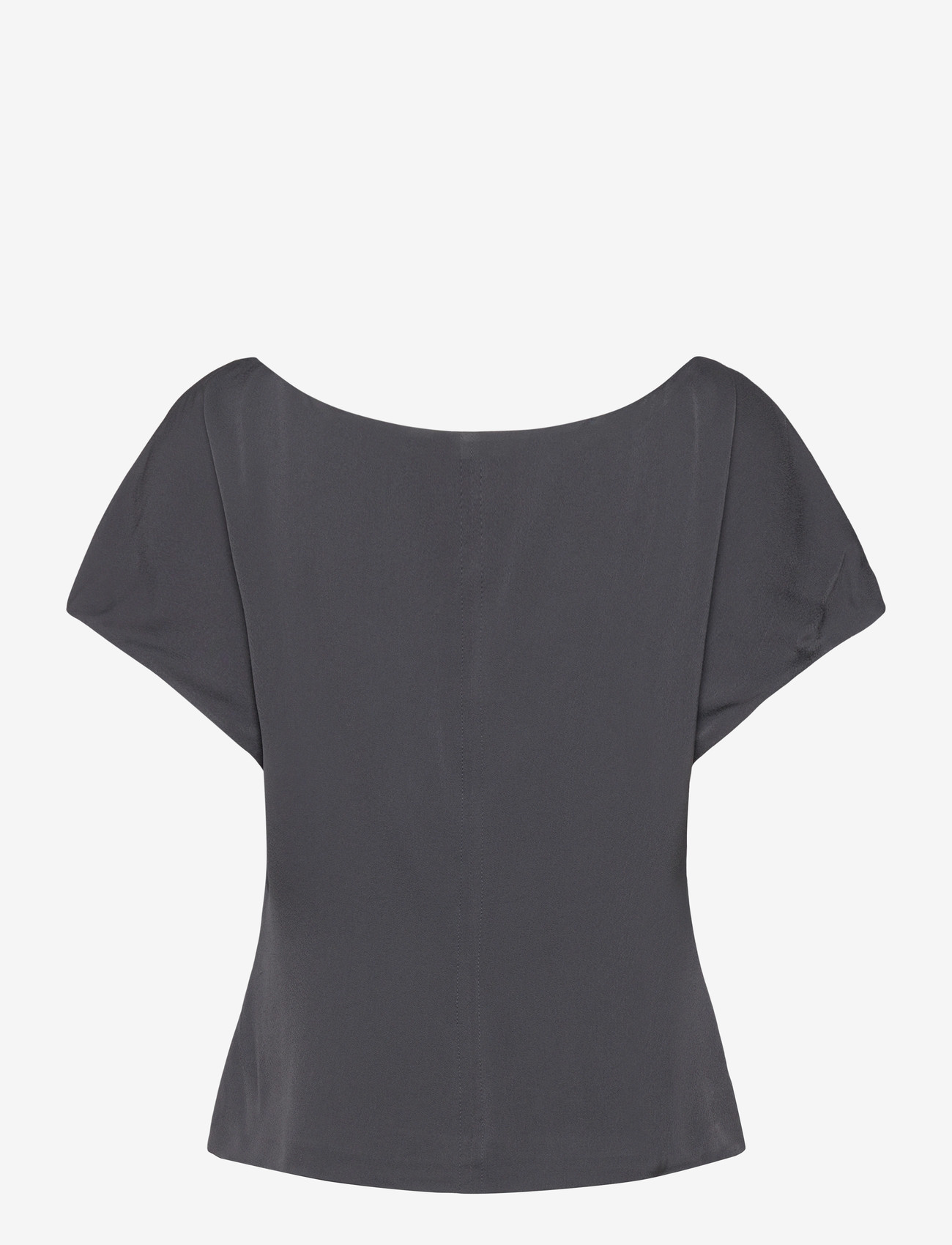 Day Birger et Mikkelsen - Lester - Matte Crepe - kortærmede bluser - ebony - 1