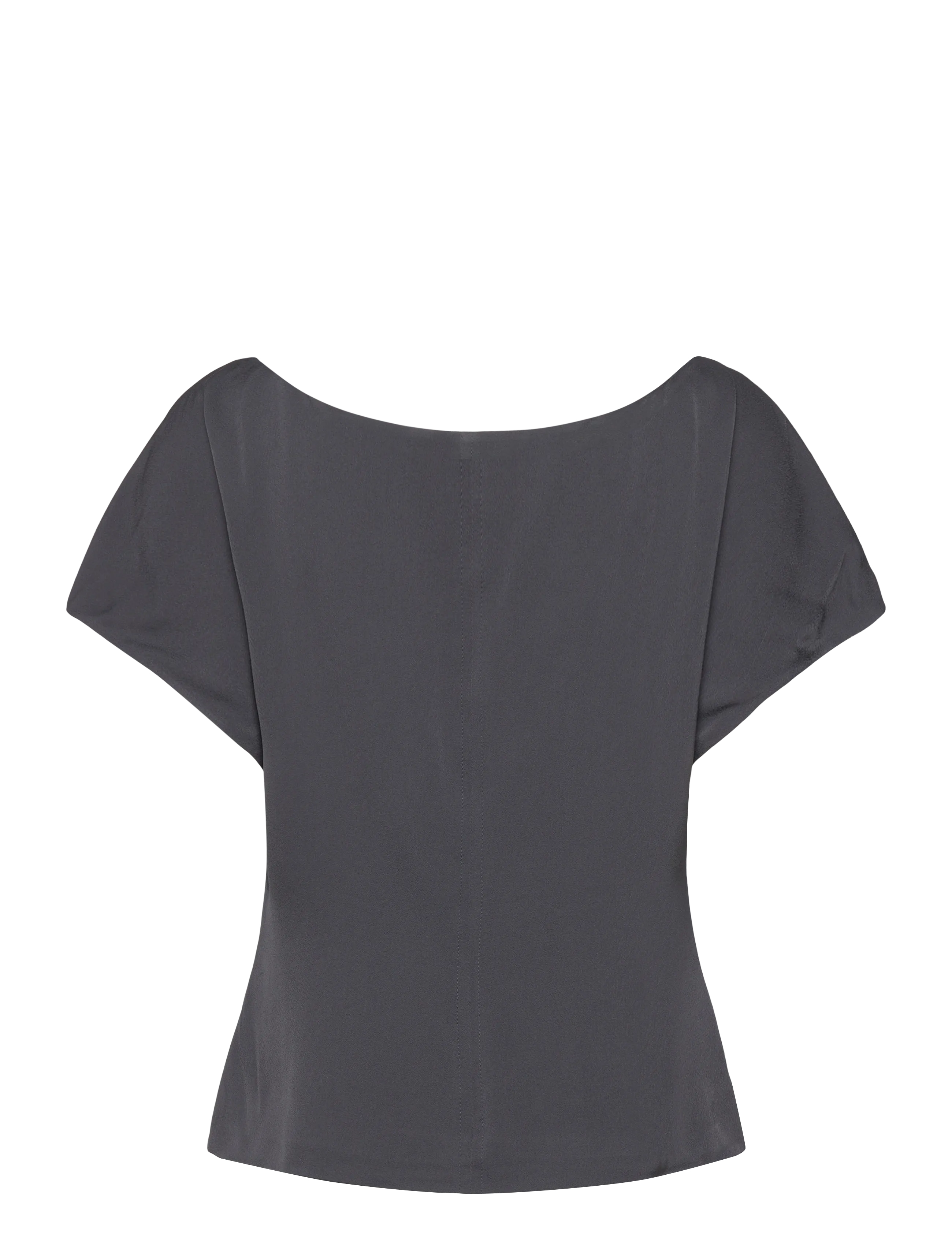 Day Birger et Mikkelsen - Lester - Matte Crepe - kortærmede bluser - ebony - 1