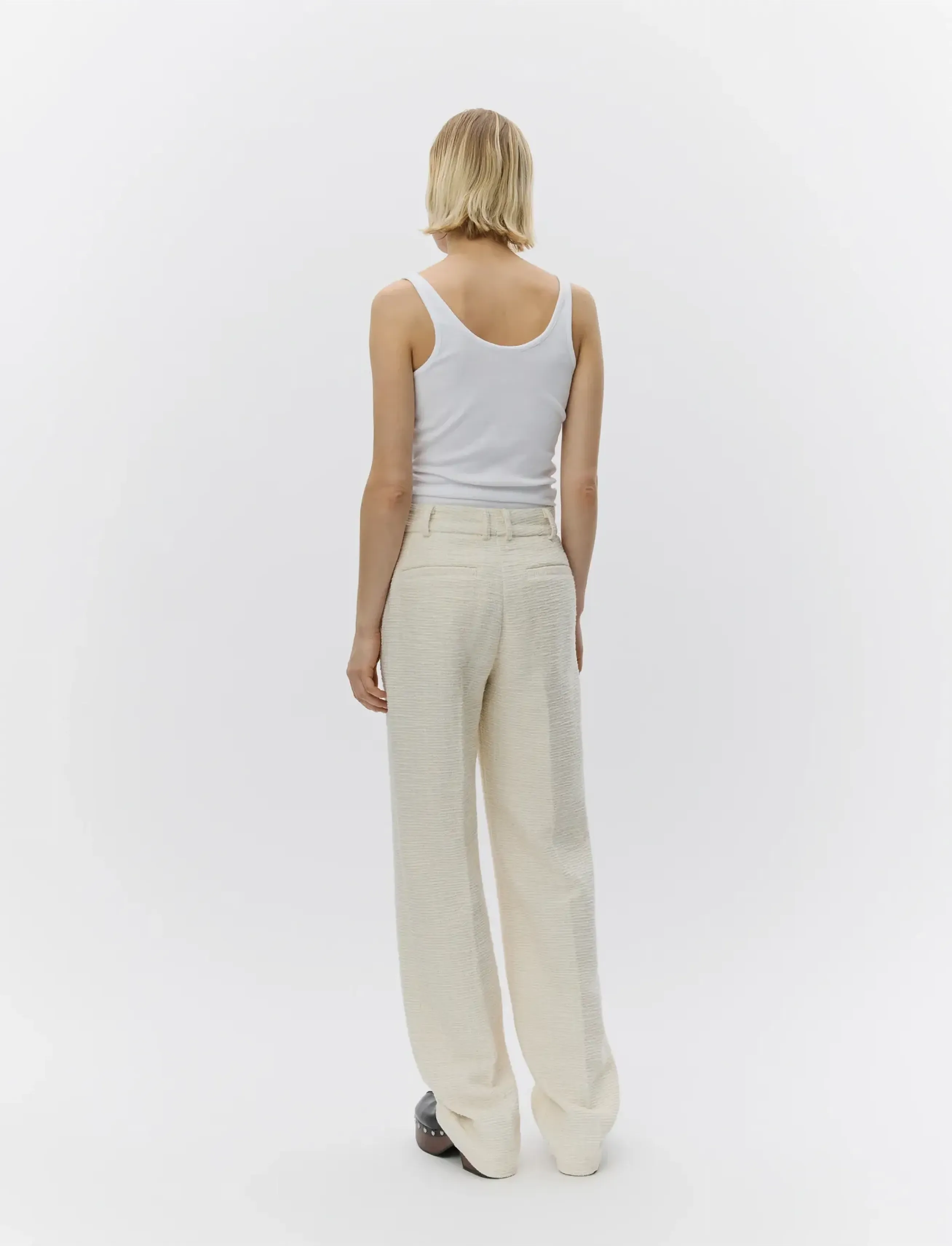 Day Birger et Mikkelsen - Liliane - Modern Boucle - formele broeken - pistachio shell. - 2