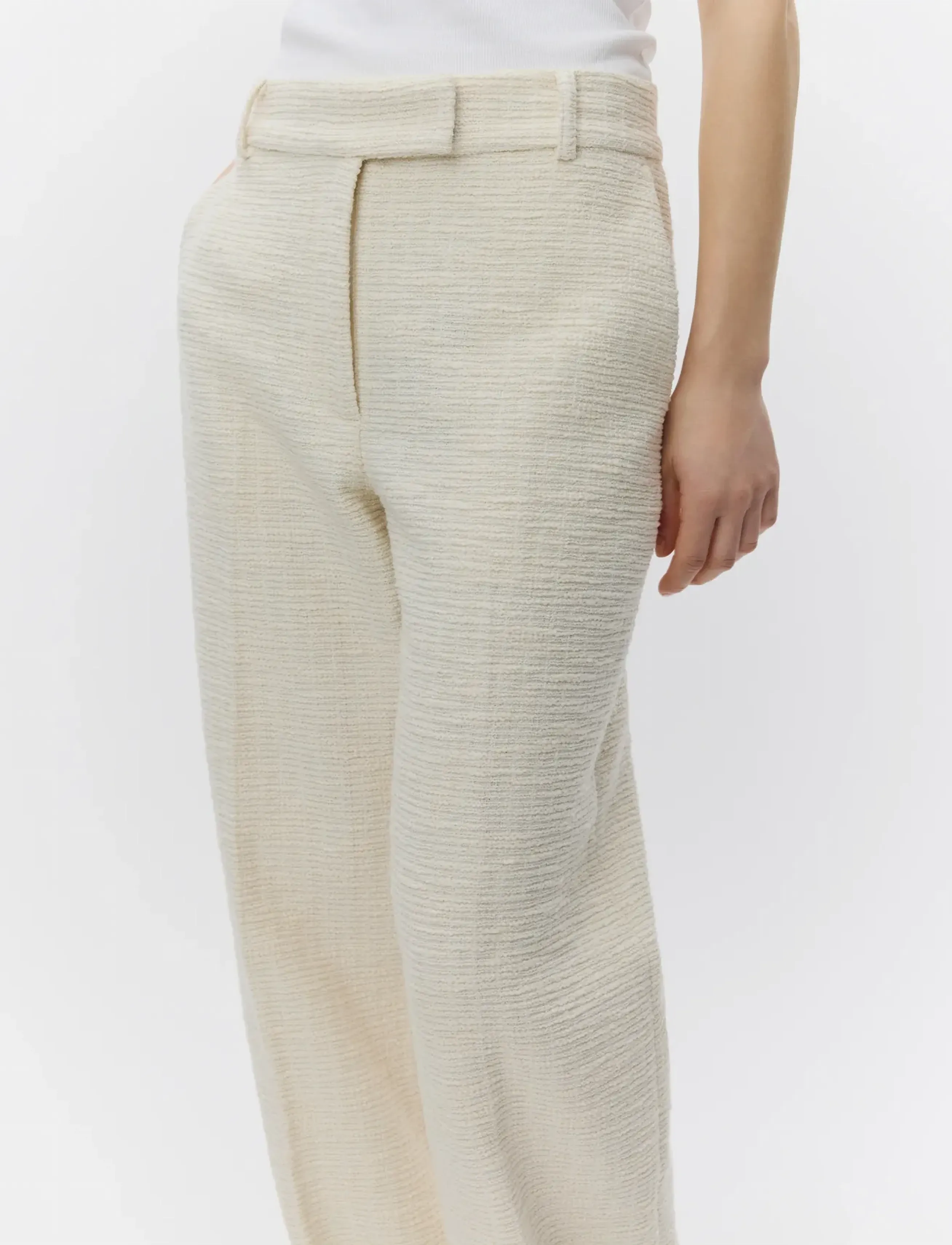 Day Birger et Mikkelsen - Liliane - Modern Boucle - formele broeken - pistachio shell. - 3