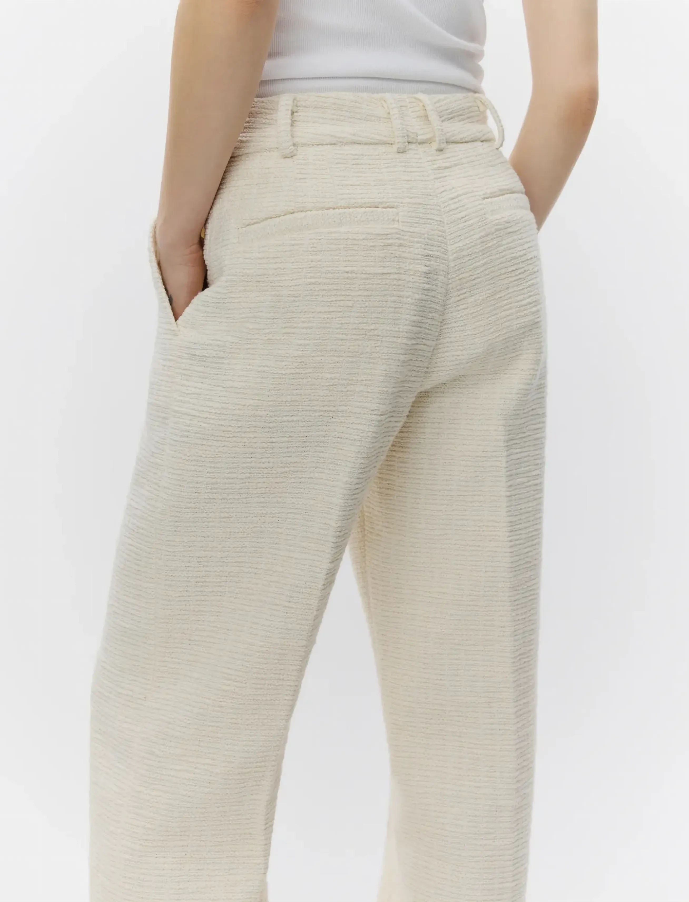 Day Birger et Mikkelsen - Liliane - Modern Boucle - formele broeken - pistachio shell. - 4