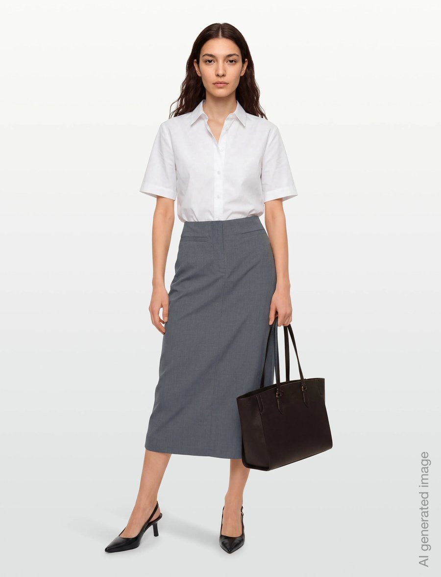 Day Birger et Mikkelsen - Lorelai - Classic Suiting - midi kjolar - ebony - 0