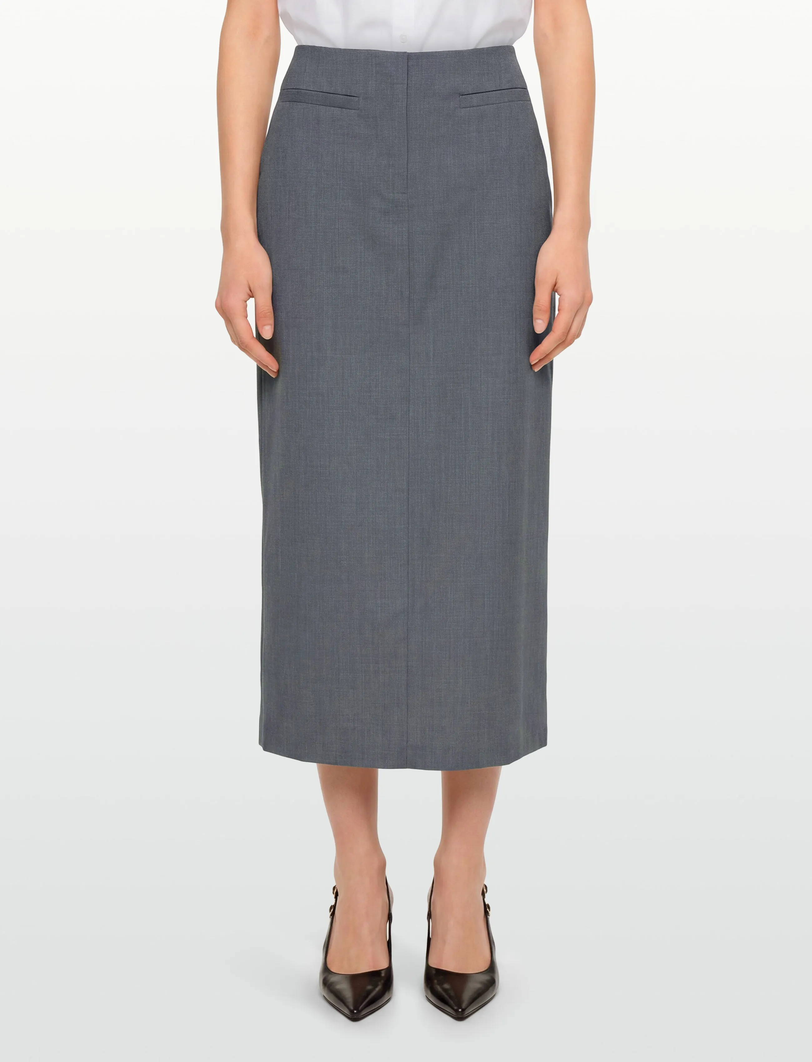 Day Birger et Mikkelsen - Lorelai - Classic Suiting - midi nederdele - ebony - 3