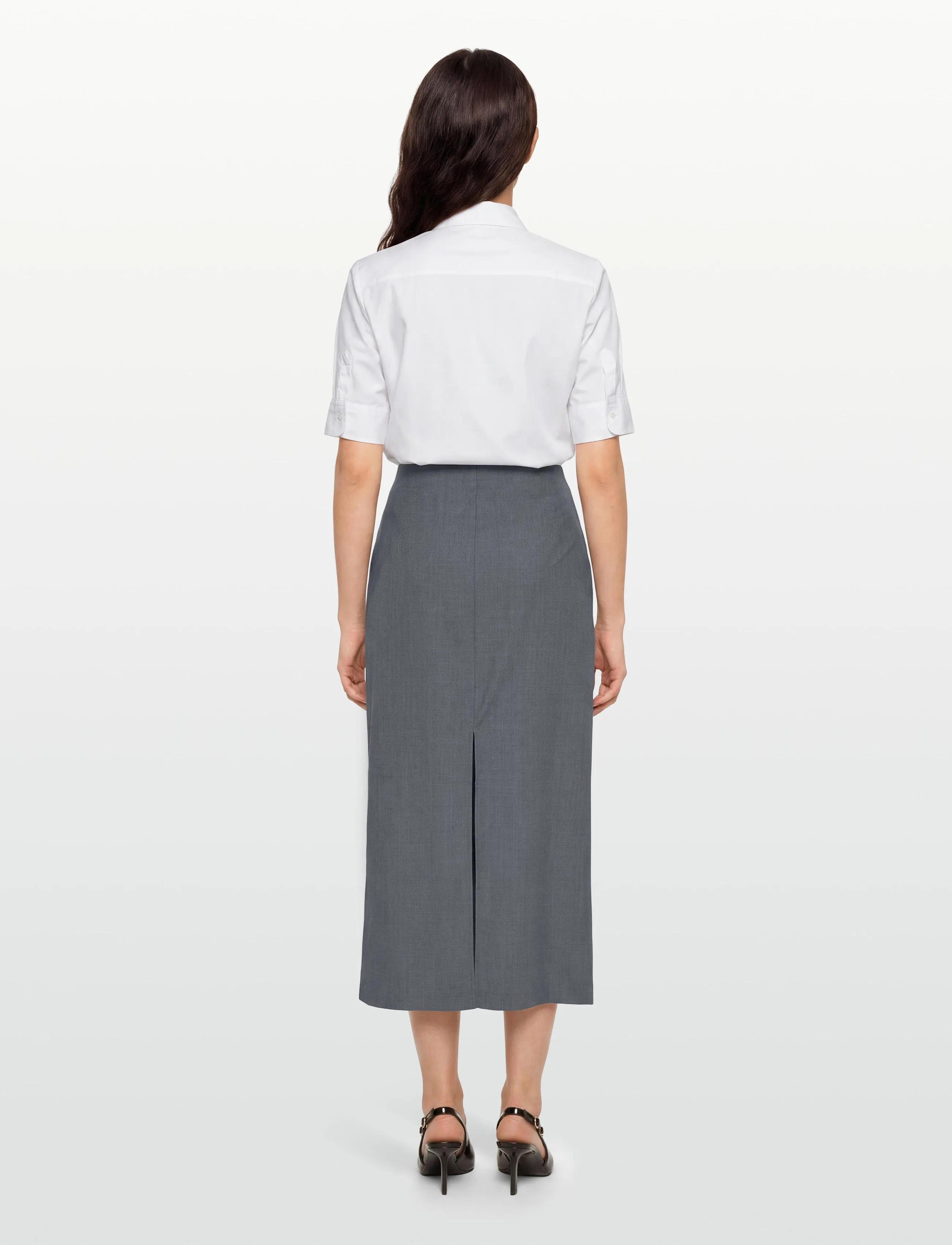 Day Birger et Mikkelsen - Lorelai - Classic Suiting - midi nederdele - ebony - 4