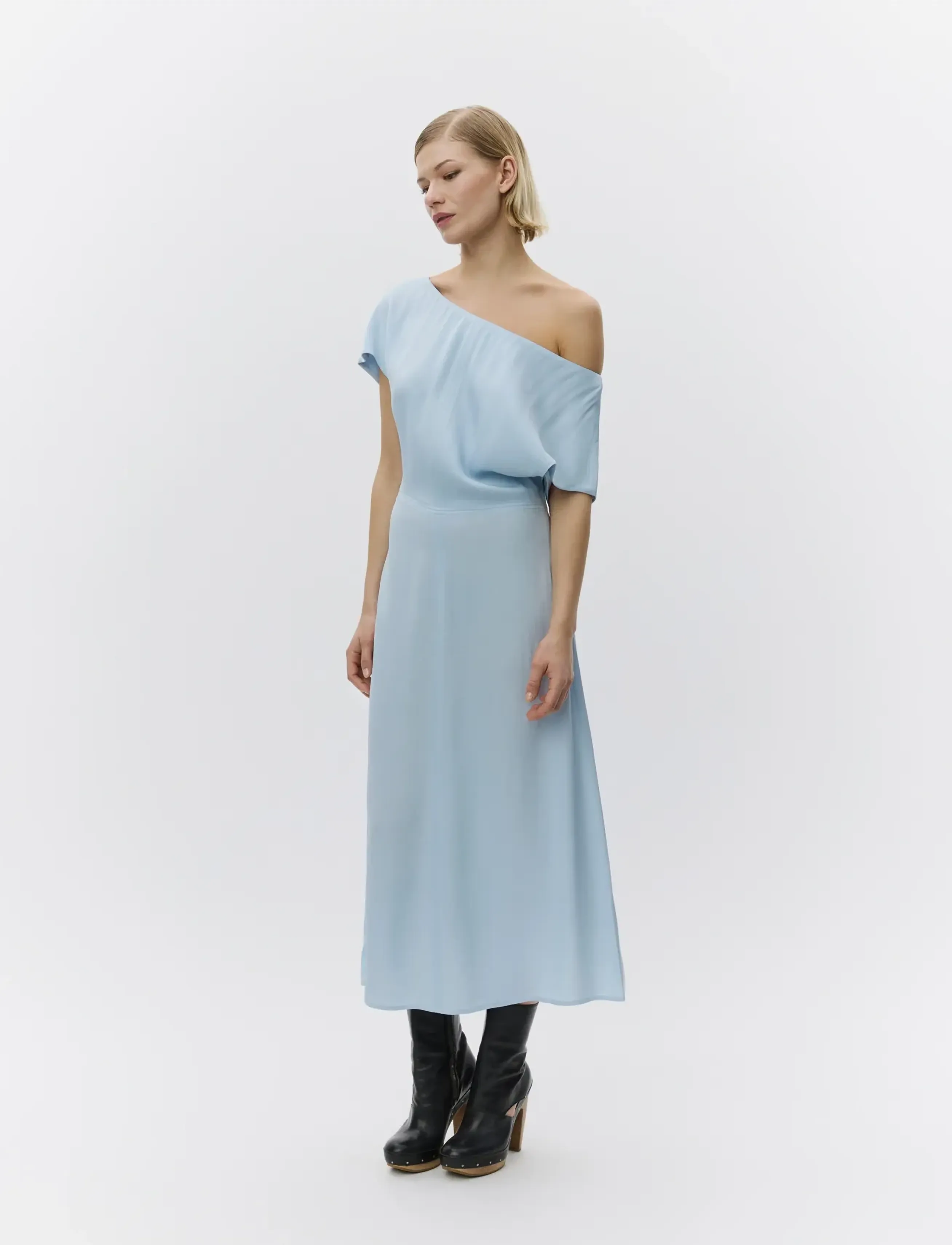 Day Birger et Mikkelsen Mara Matte Crepe, 32, Dresses, Blau - Knee-length & Midi, Frauen