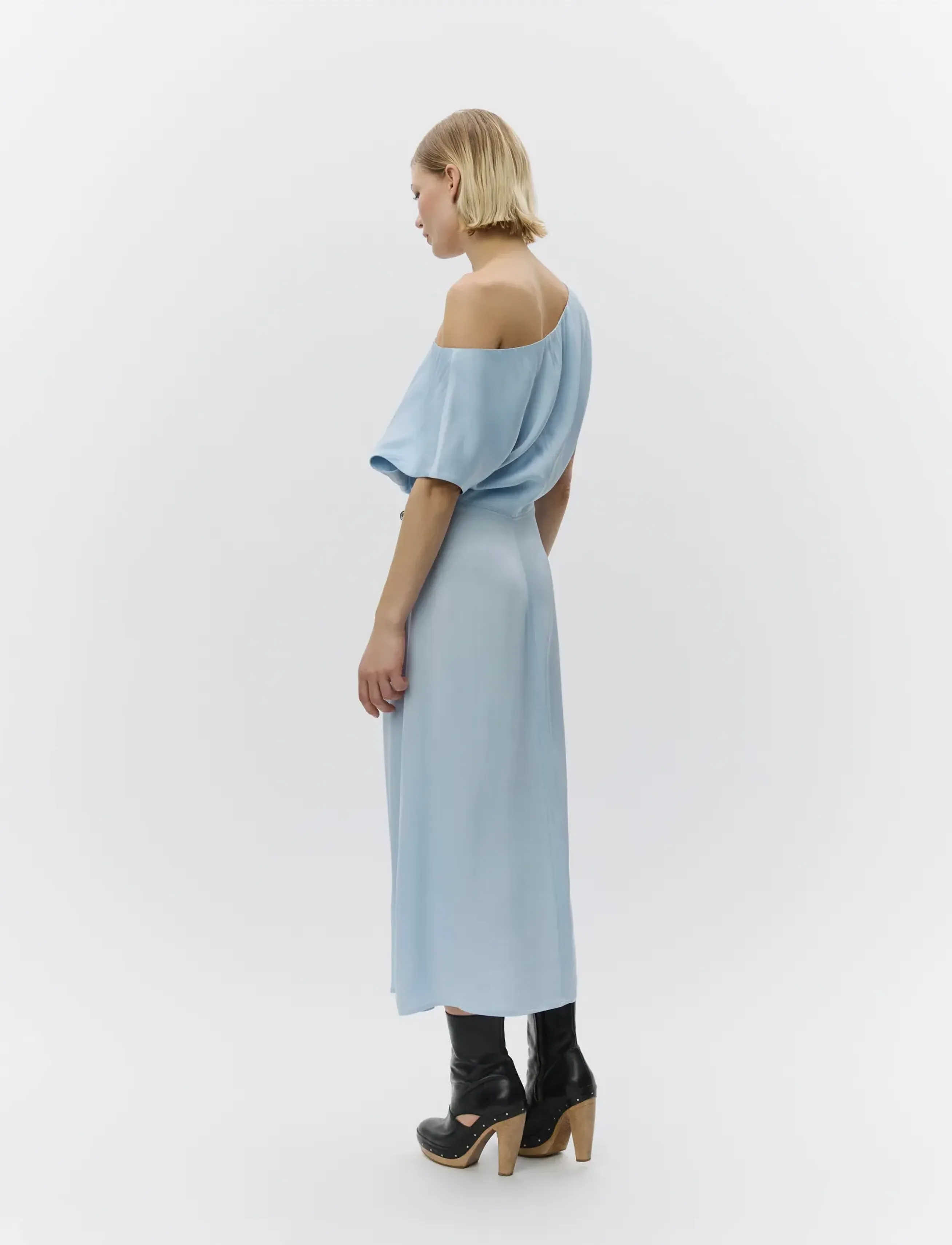 Day Birger et Mikkelsen - Mara - Matte Crepe - cocktailklänningar - cashmere blue - 4