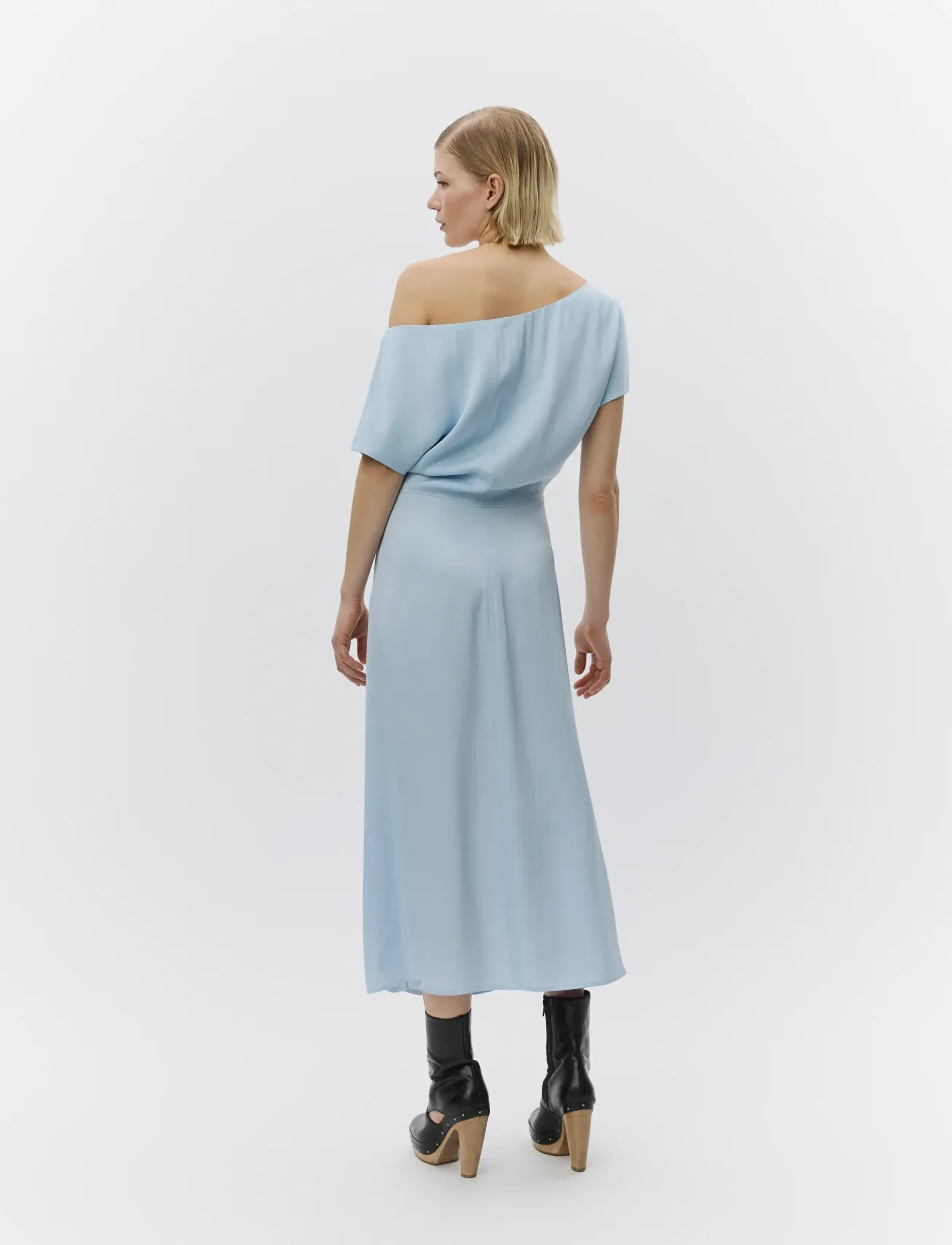 Day Birger et Mikkelsen - Mara - Matte Crepe - cocktailklänningar - cashmere blue - 5