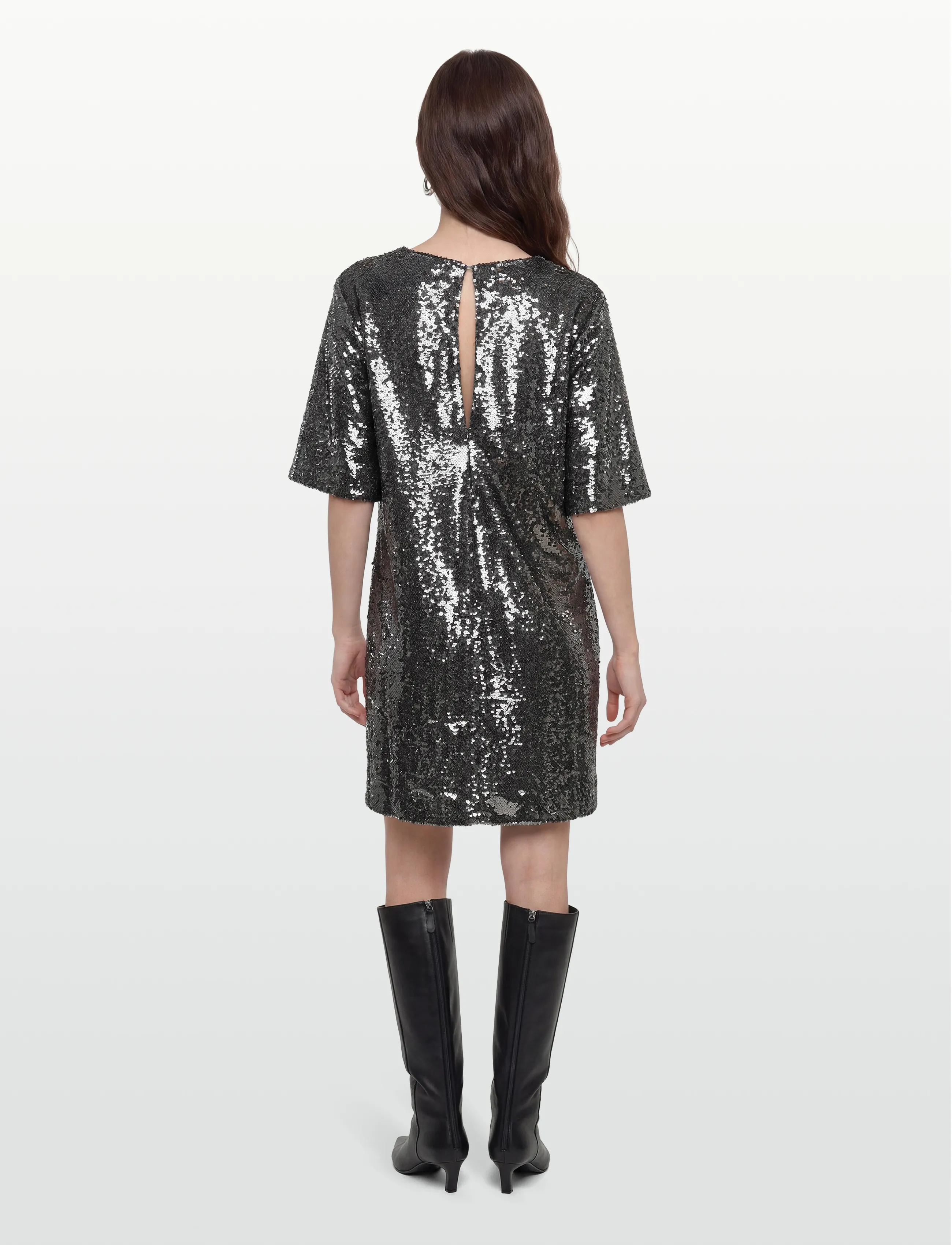 Day Birger et Mikkelsen - Nori - Sequins - aftonklänningar - silver mix - 5