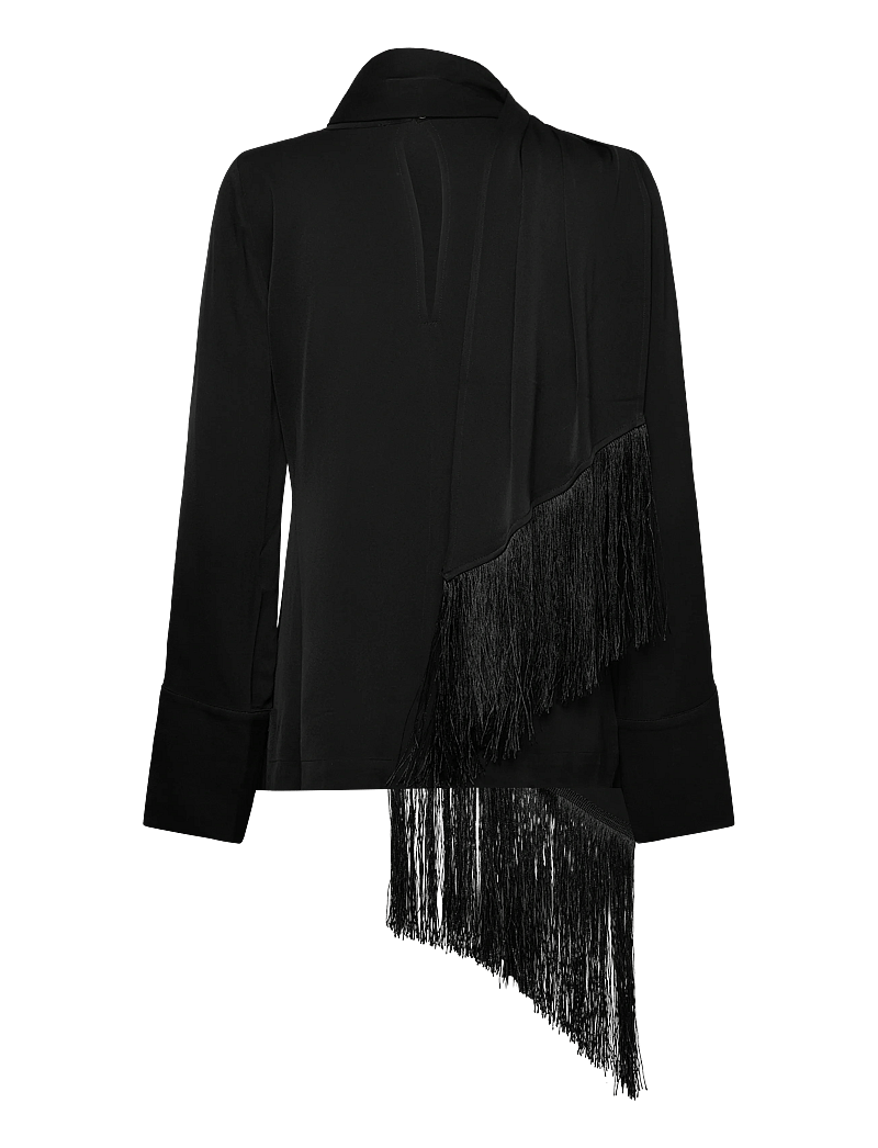 Day Birger et Mikkelsen - Rios - Matte Crepe - pikkade varrukatega pluusid - black - 2