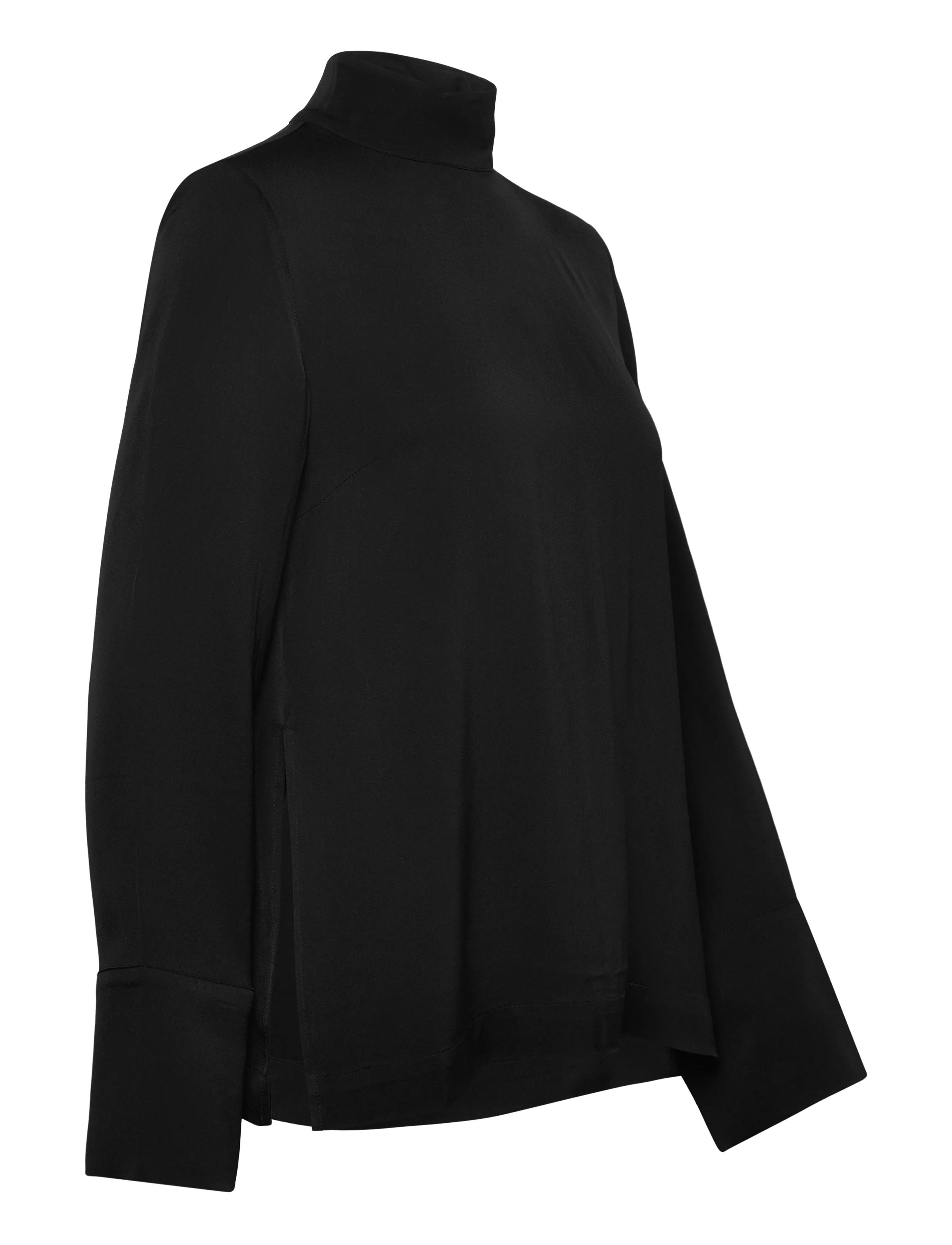 Day Birger et Mikkelsen - Rios - Matte Crepe - långärmade blusar - black - 4