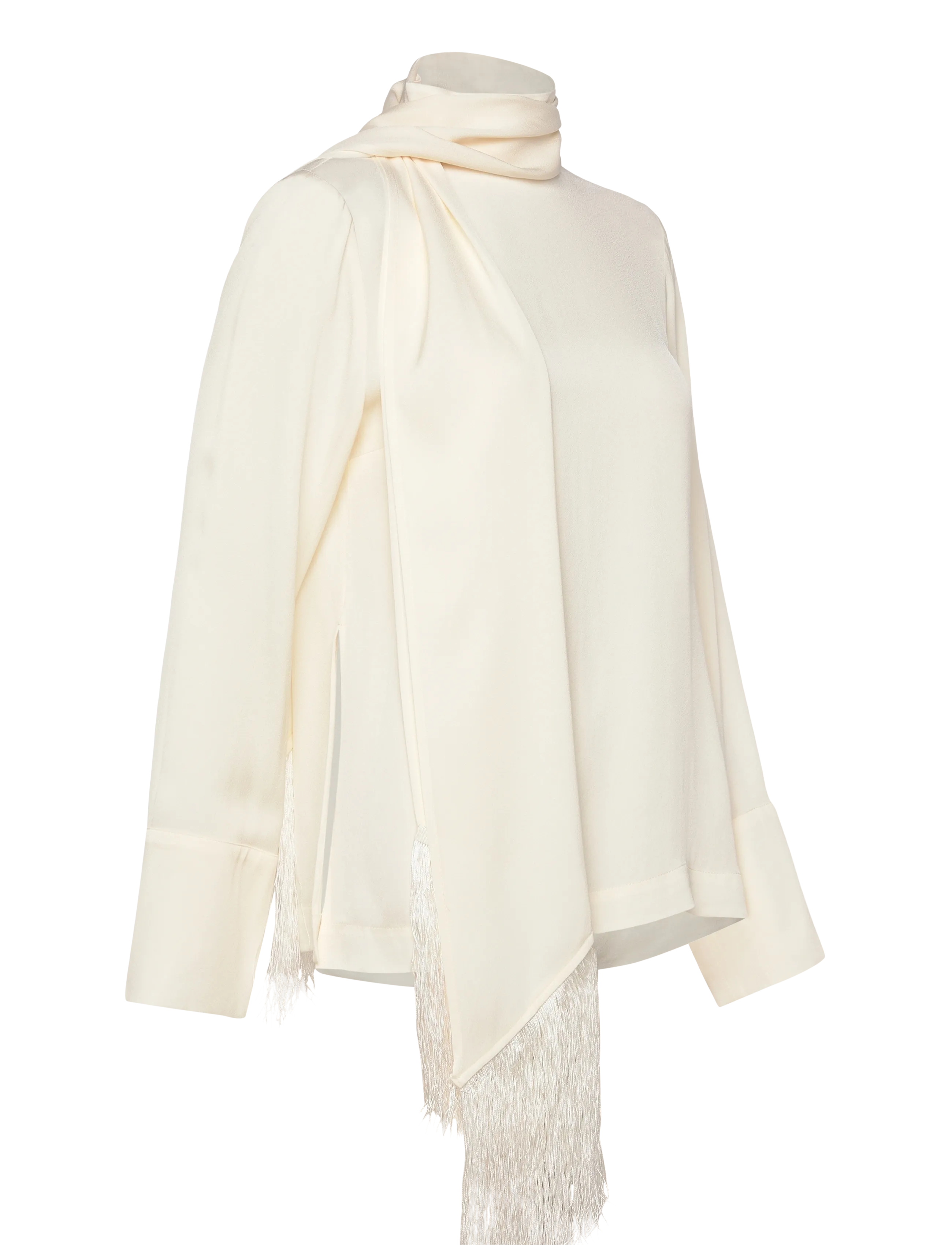 Day Birger et Mikkelsen - Rios - Matte Crepe - long-sleeved blouses - vanilla ice - 4