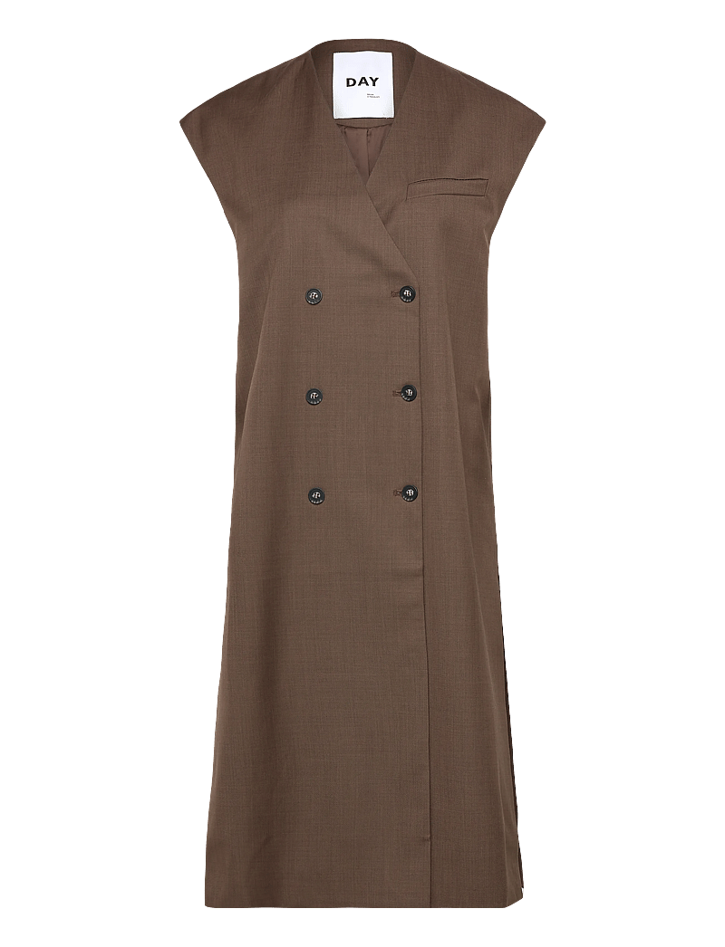 Day Birger et Mikkelsen - Rory - Classic Suiting - midikleider - wren melange - 0