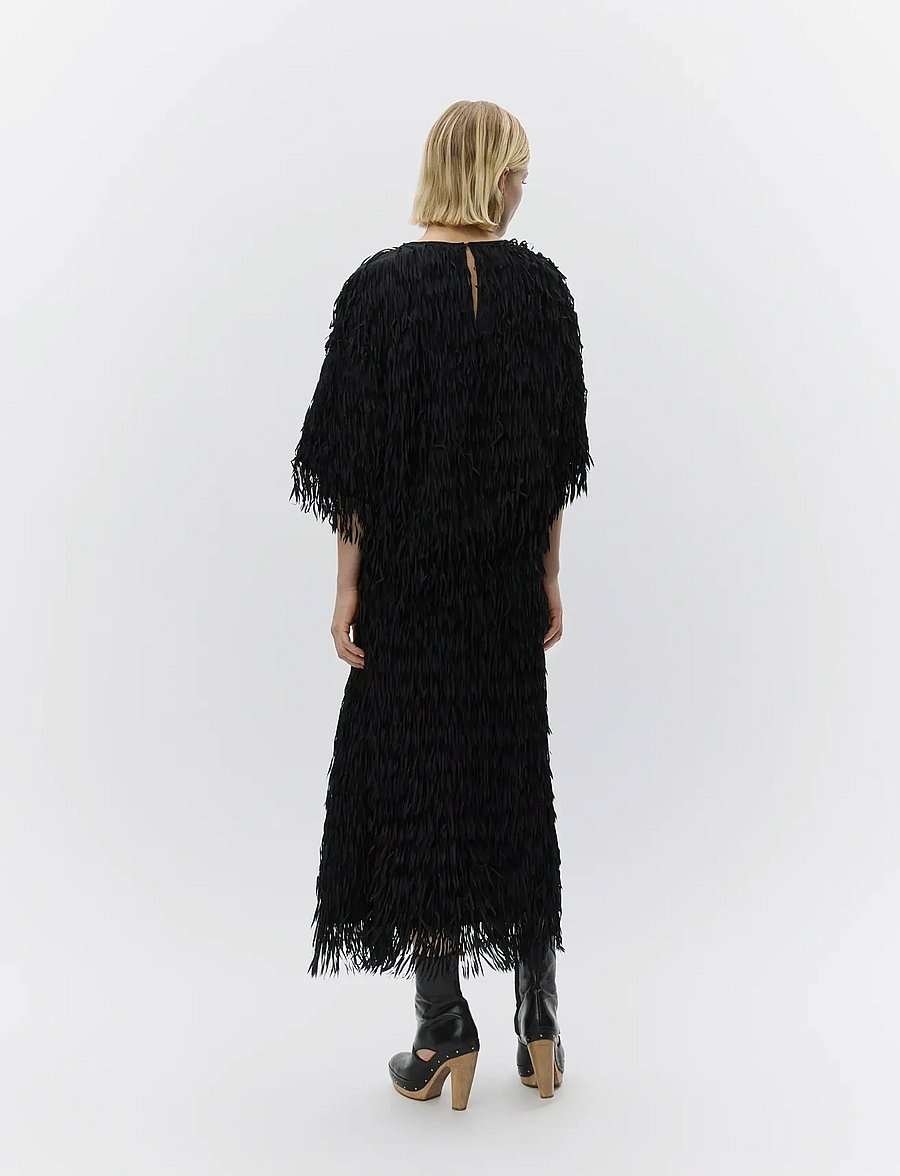 Day Birger et Mikkelsen - Sabrina - Delicate Fringes - midi-röcke - black - 2