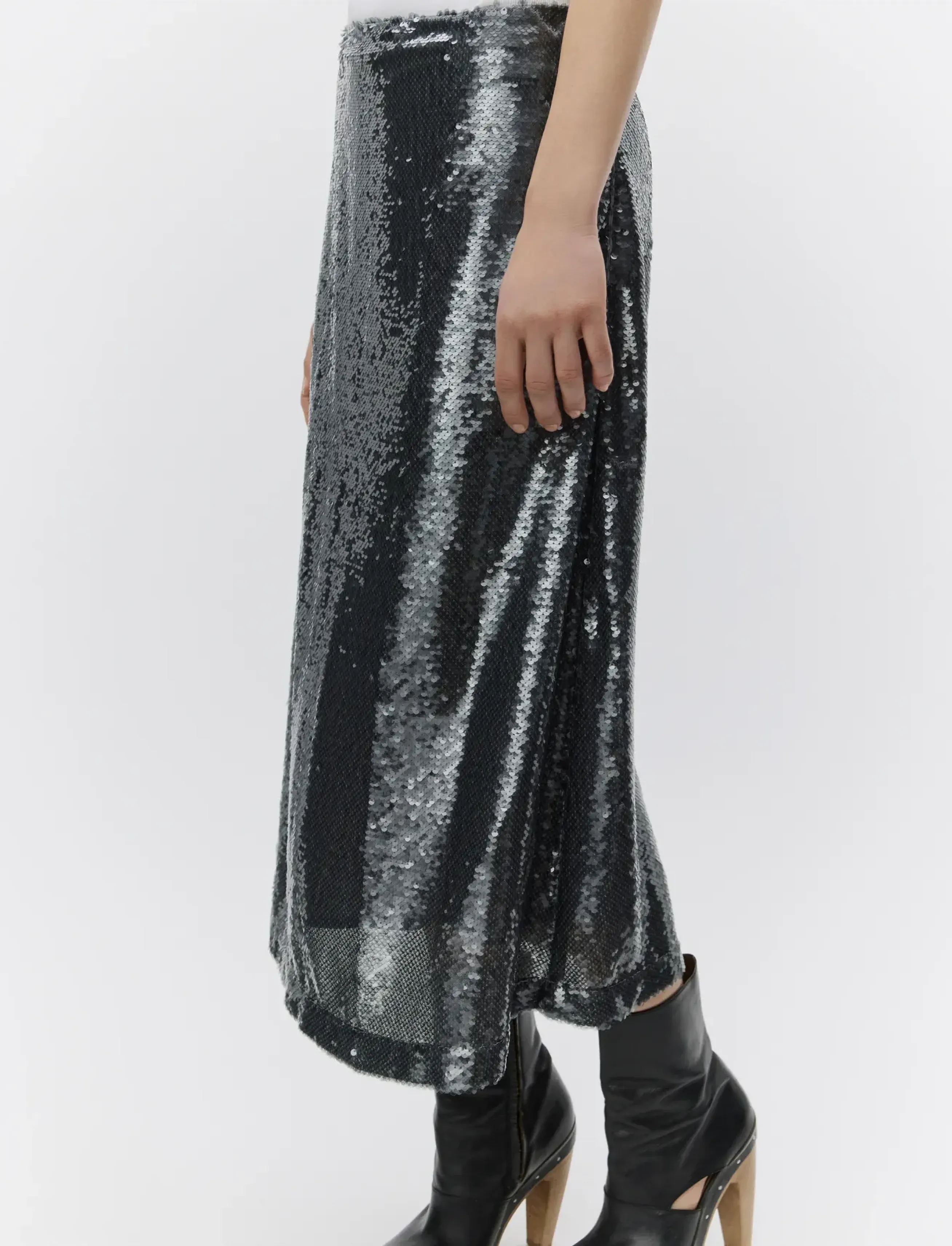 Day Birger et Mikkelsen - Sarit - Sequins - paljettskjørt - silver mix - 4