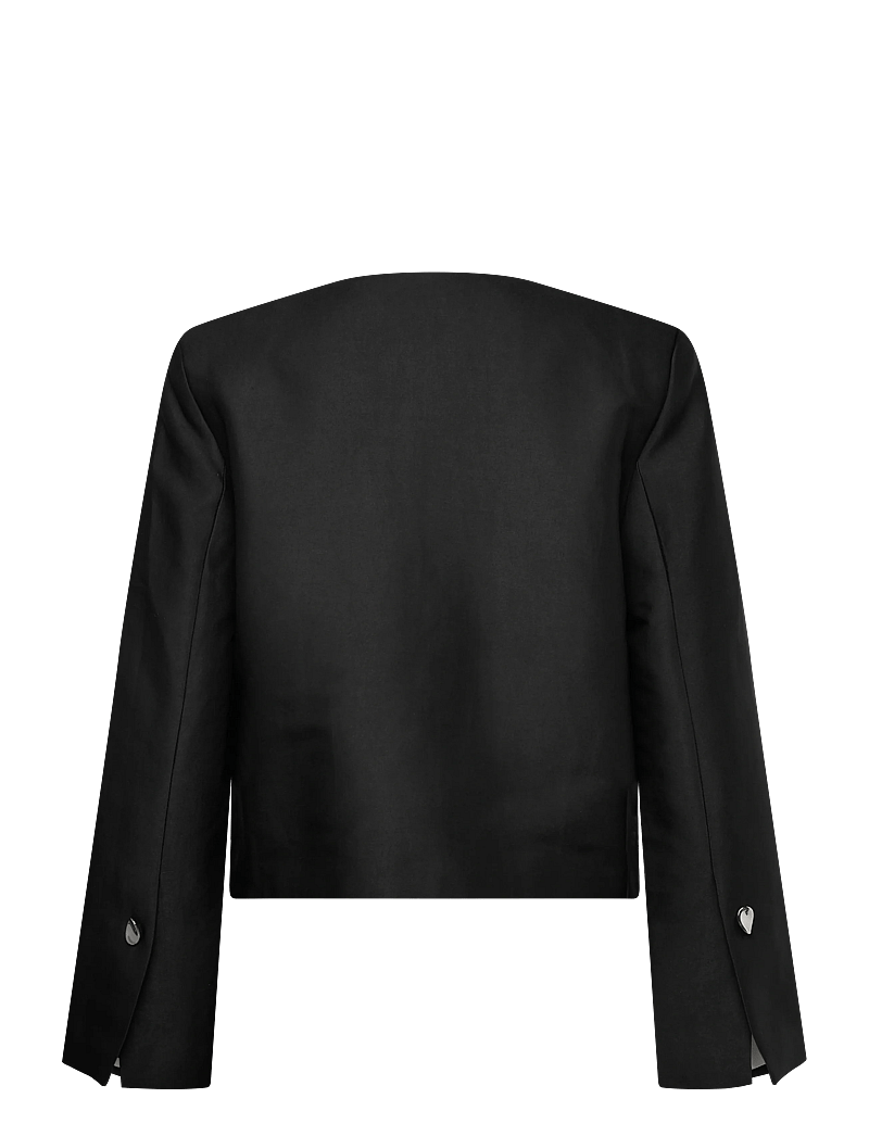 Day Birger et Mikkelsen - Sookie - Shiny Suiting - cropped-blazer - black - 2