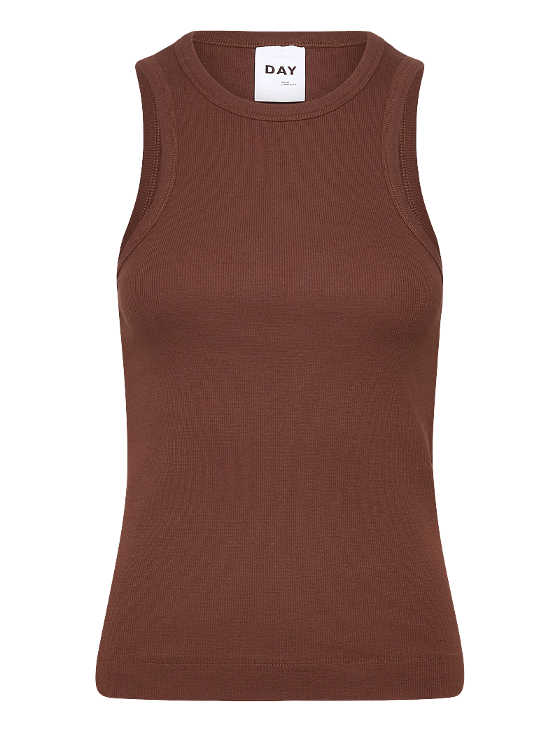 Day Birger et Mikkelsen - Alisson - Classic Rib - topid ja varrukateta alussärgid - potting soil - 0