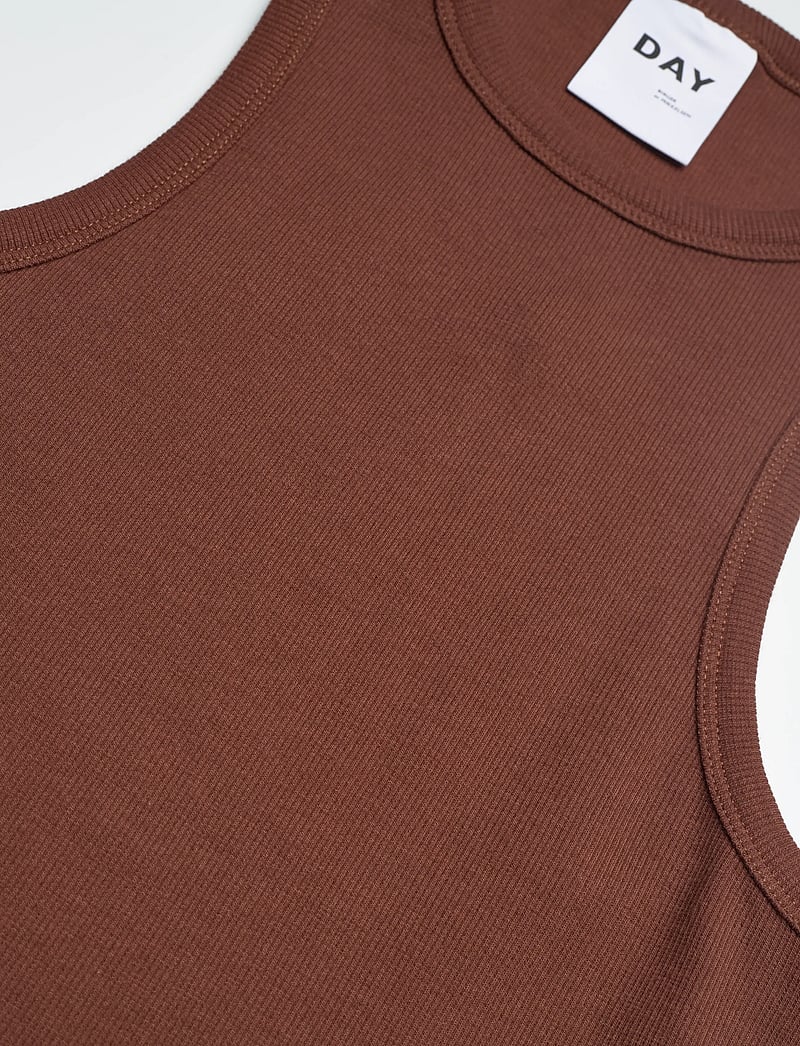 Day Birger et Mikkelsen - Alisson - Classic Rib - topid ja varrukateta alussärgid - potting soil - 2