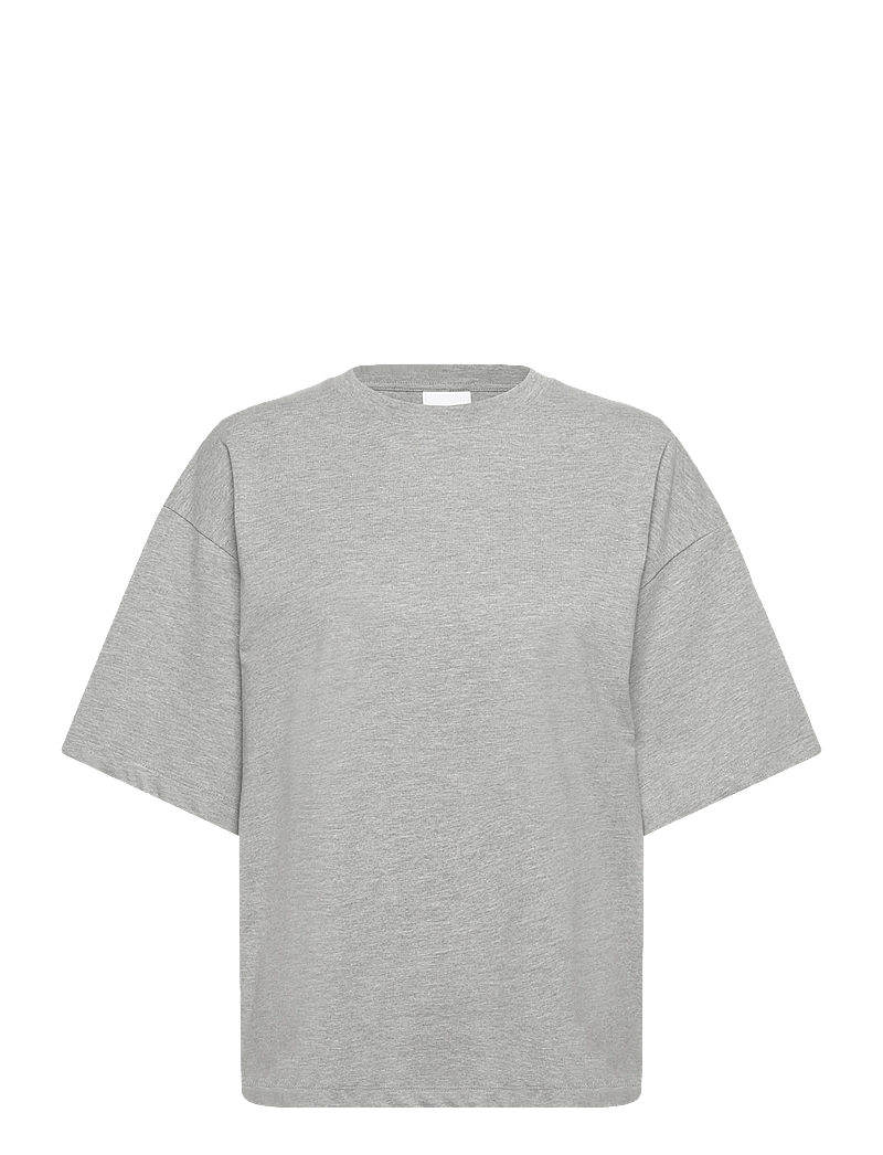 Day Birger et Mikkelsen - Drew - Heavy Jersey - t-shirts - light grey melange - 0