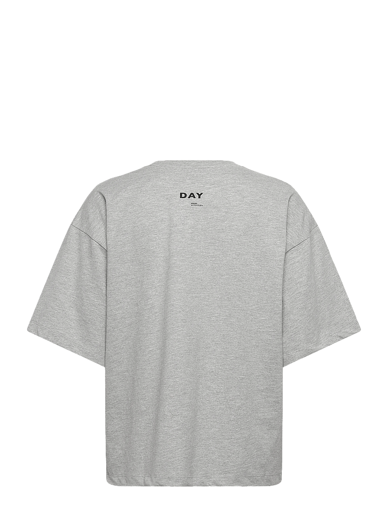 Day Birger et Mikkelsen - Drew - Heavy Jersey - t-shirts - light grey melange - 1