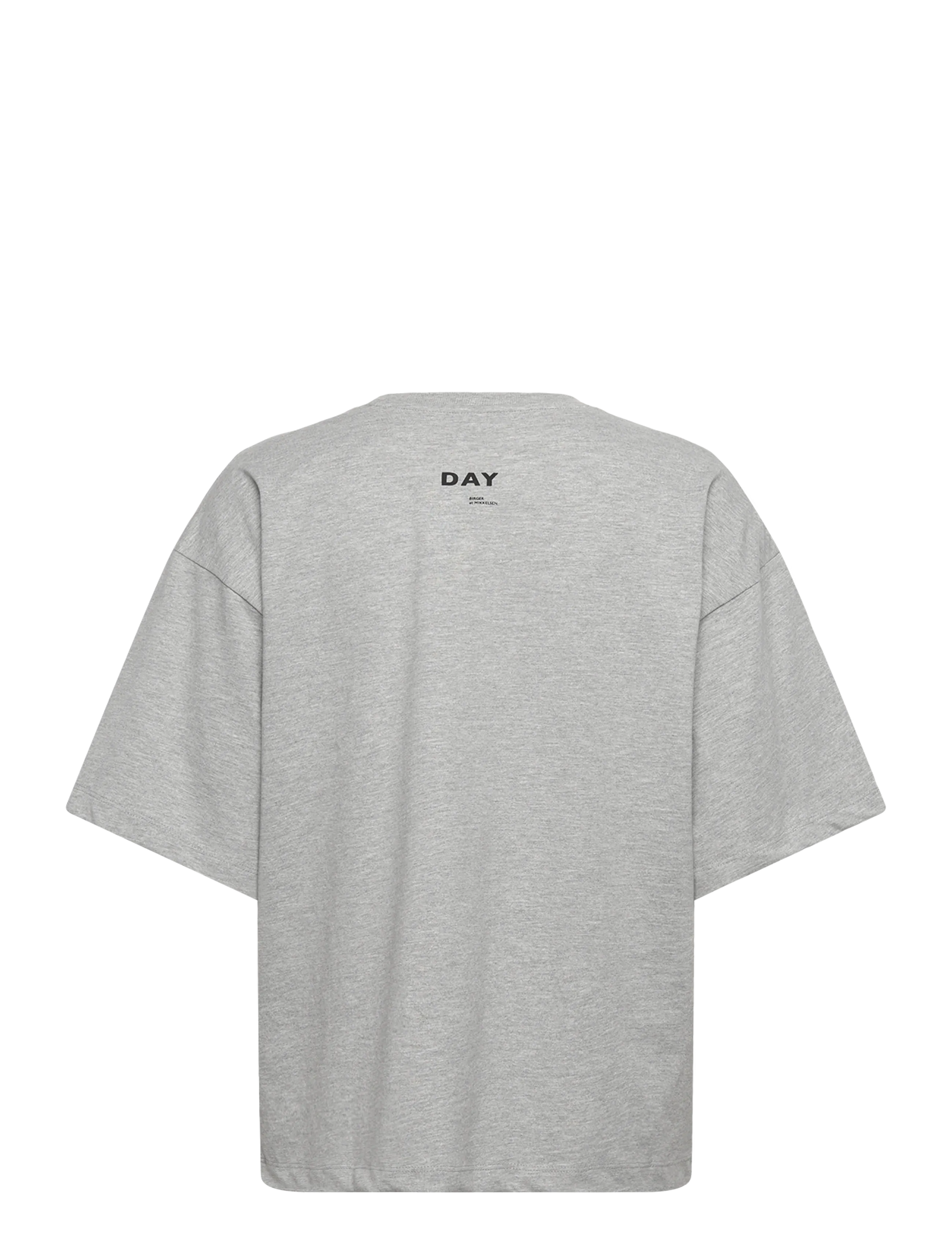 Day Birger et Mikkelsen - Drew - Heavy Jersey - t-shirts & tops - light grey melange - 2