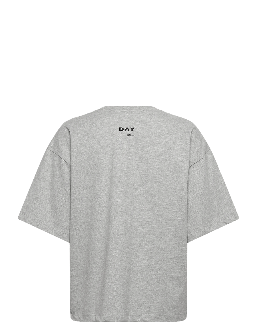 Day Birger et Mikkelsen - Drew - Heavy Jersey - t-shirts - light grey melange - 2