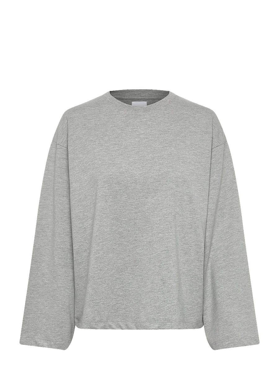 Day Birger et Mikkelsen - Golda - Heavy Jersey - sweatshirts & hoodies - light grey melange - 1