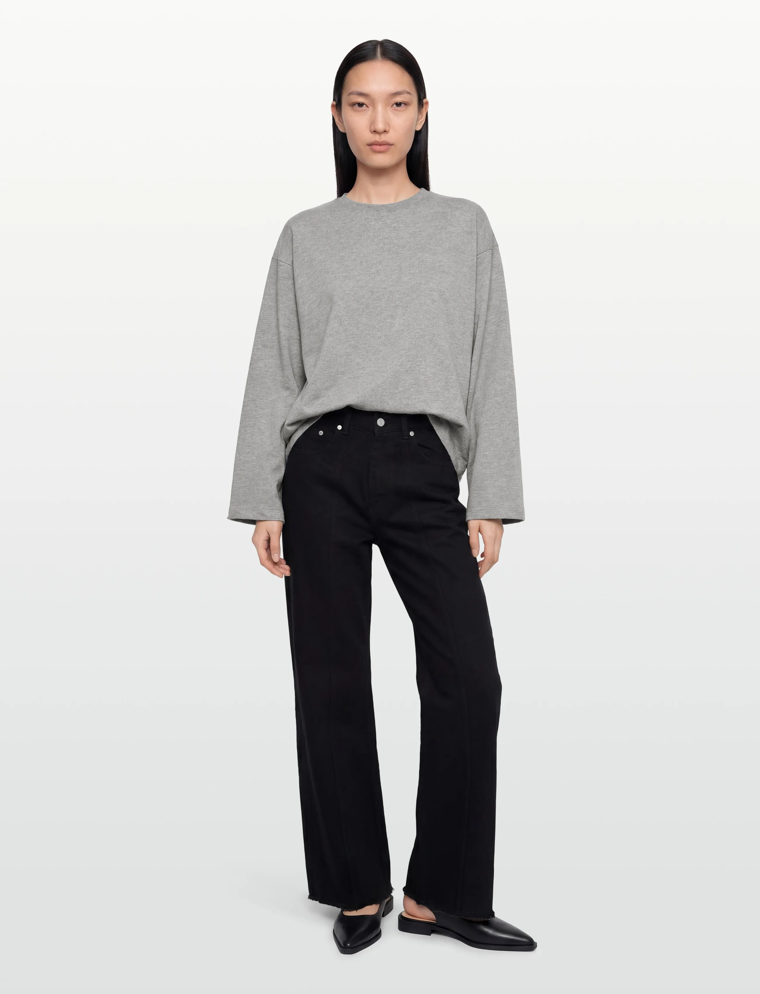 Day Birger et Mikkelsen - Golda - Heavy Jersey - sweatshirts & hoodies - light grey melange - 0