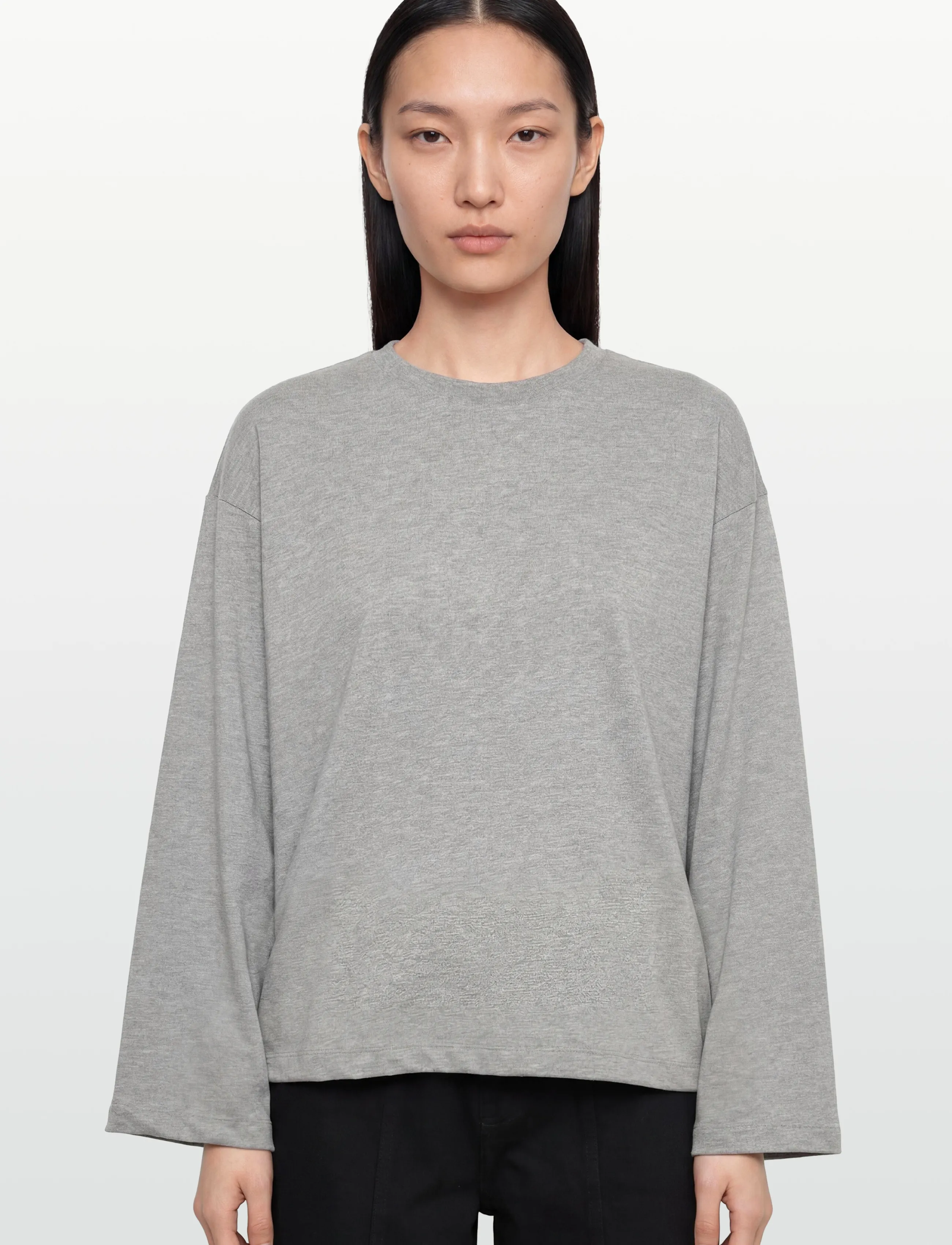 Day Birger et Mikkelsen - Golda - Heavy Jersey - sweatshirts & hoodies - light grey melange - 3